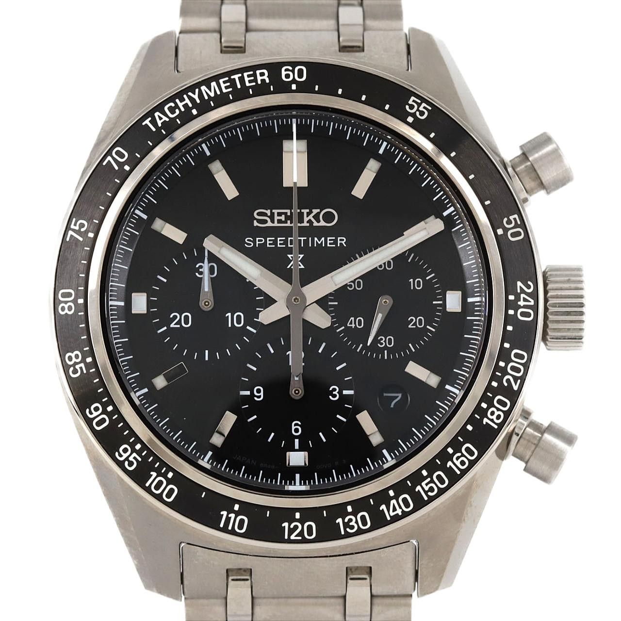 Seiko Seiko Seiko Prospex Speedtimer Stainless Steel Mens Watch Metal Automatic 8R48-00V0/SBEC027 DUTY FREE for USA Size ONE SIZE - 1 Thumbnail