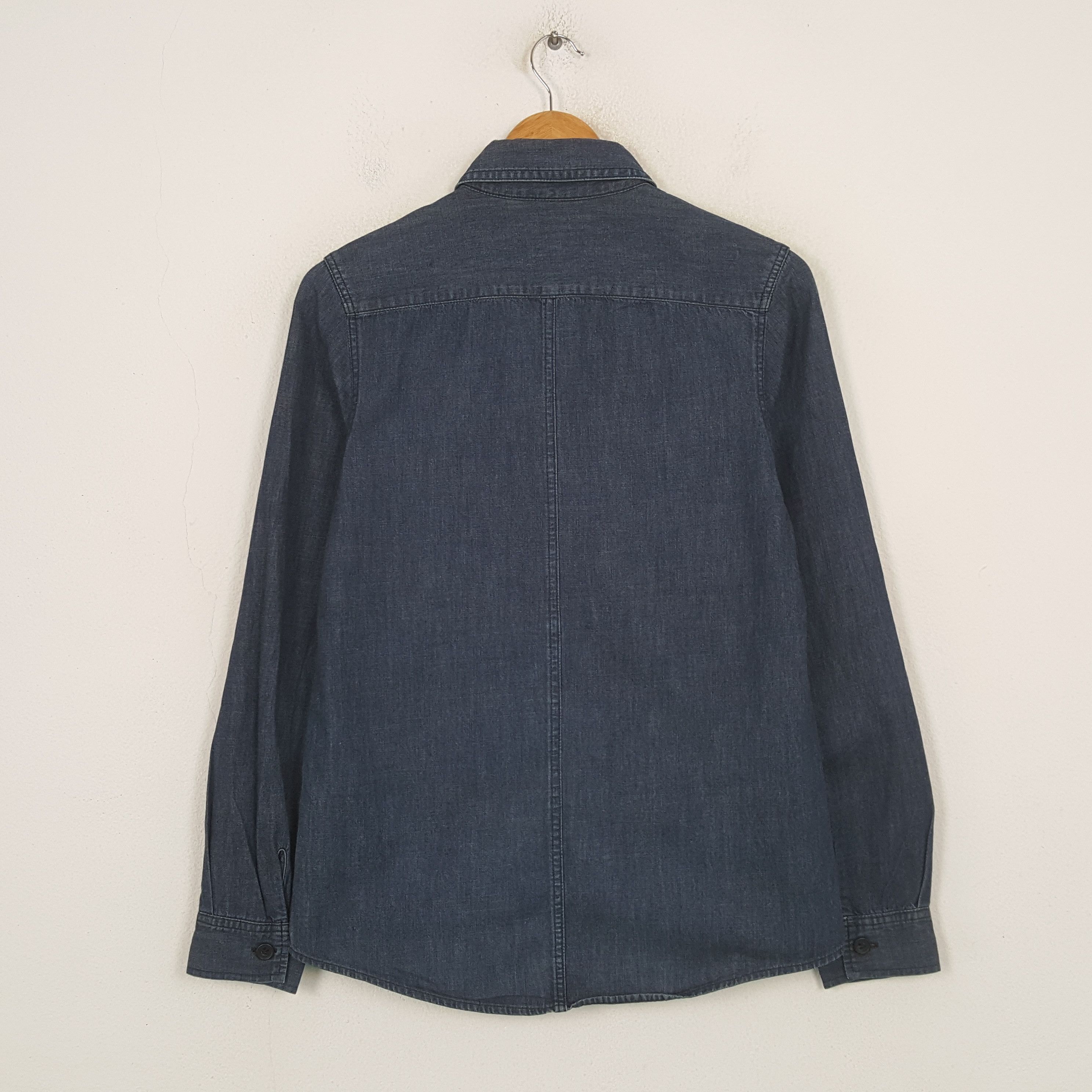 A.P.C. Vintage A.P.C Japanese Brand Denim Shirt C301N37 Size US S / EU 44-46 / 1 - 3 Thumbnail