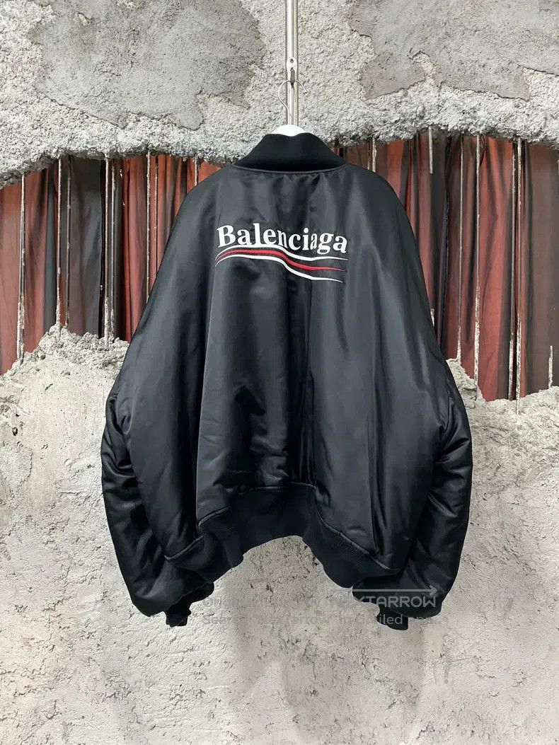 Balenciaga Balenciaga Coke Cotton Jacket Windbreaker Size US M / EU 48-50 / 2 - 2 Thumbnail