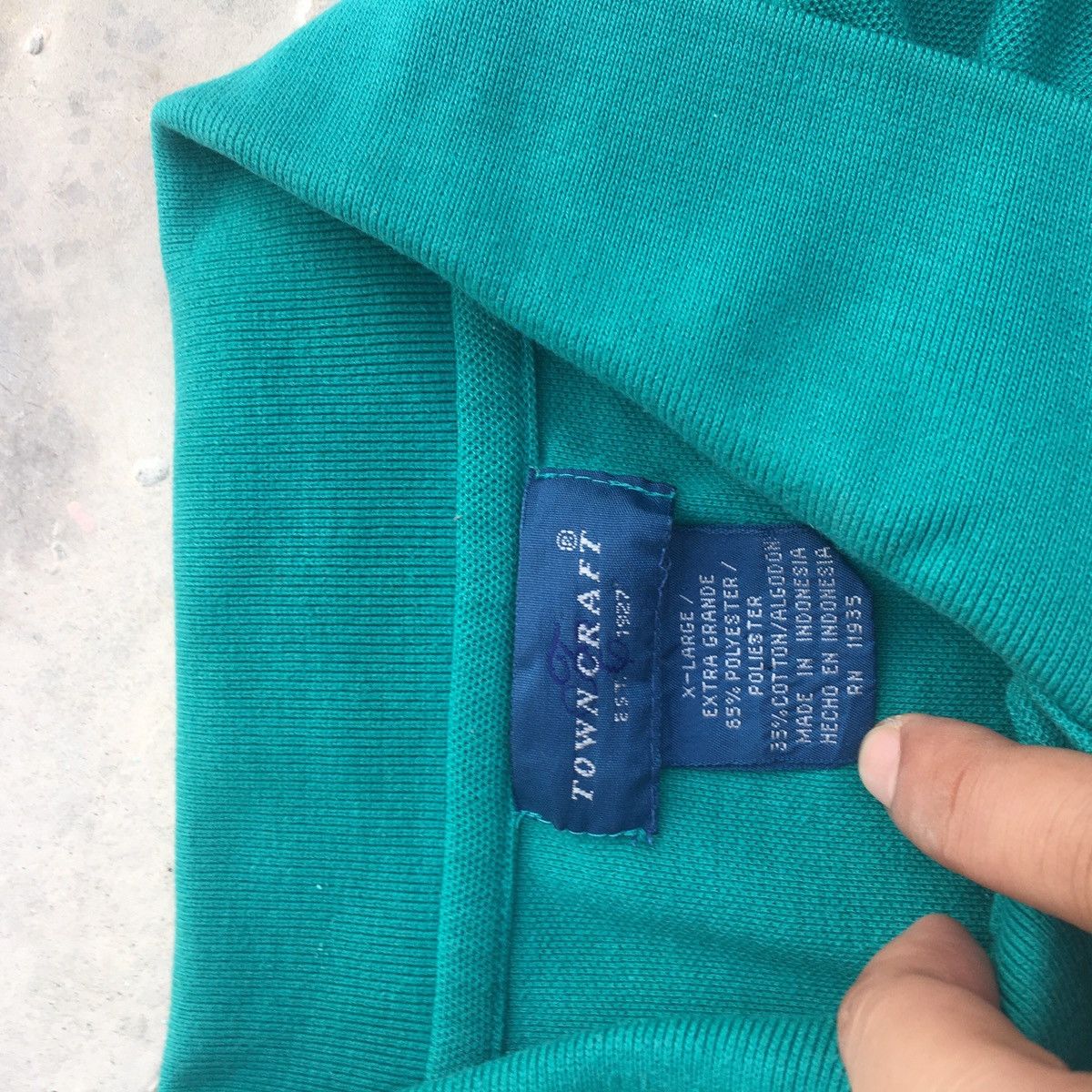 Towncraft × Vintage Vintage Towncraft Green Polo Tee Size US XL / EU 56 / 4 - 8 Thumbnail