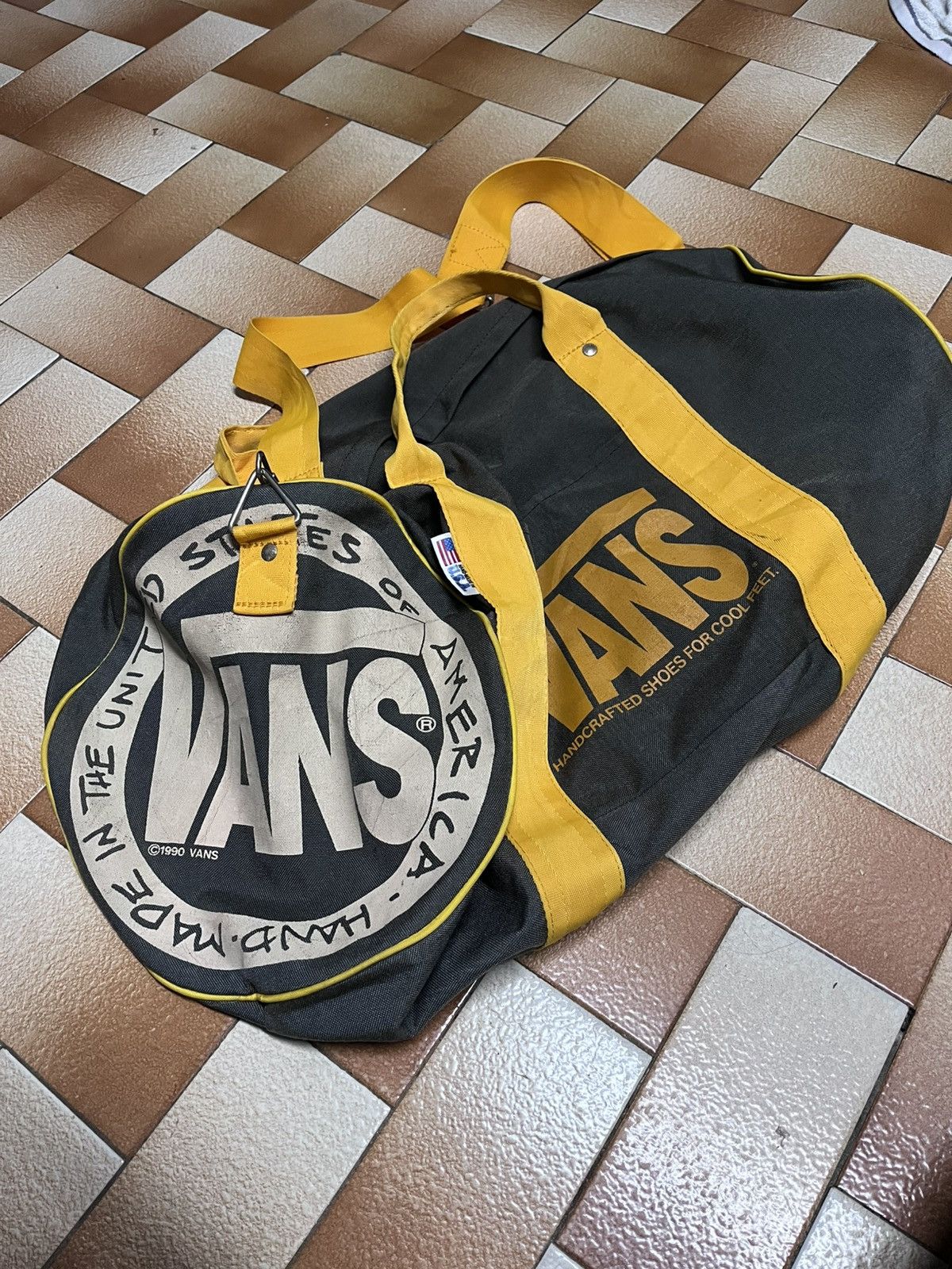 Vans Vintage 1990 Vans USA-Made Nylon Duffle Bag Size ONE SIZE - 5 Thumbnail