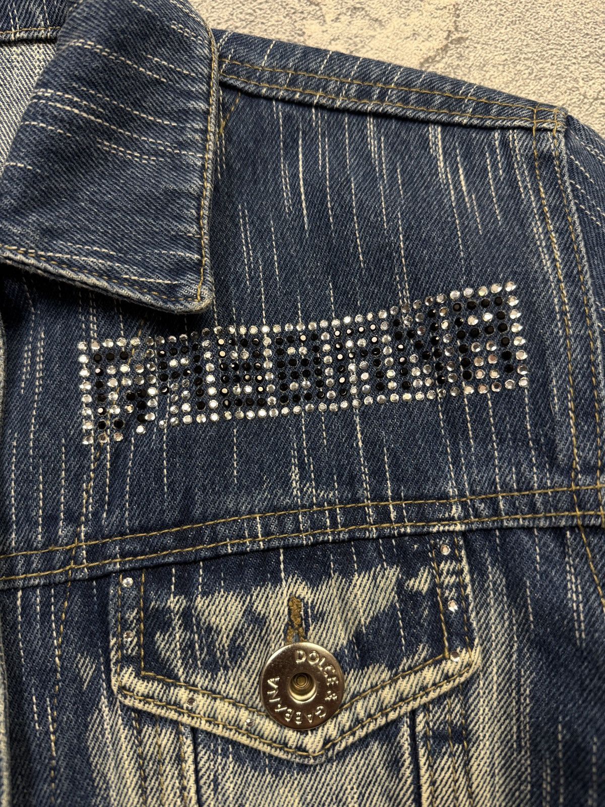 Dolce & Gabbana D&G Dolce & Gabbana Denim Jacket Made in Italy Vintage Y2K Size S / US 4 / IT 40 - 4 Thumbnail