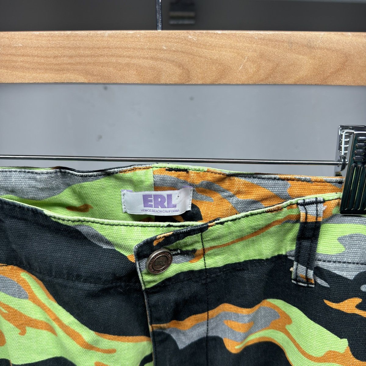 ERL ERL Camo Cargo Pants Faded Distressed Large Size US 36 / EU 52 - 5 Thumbnail