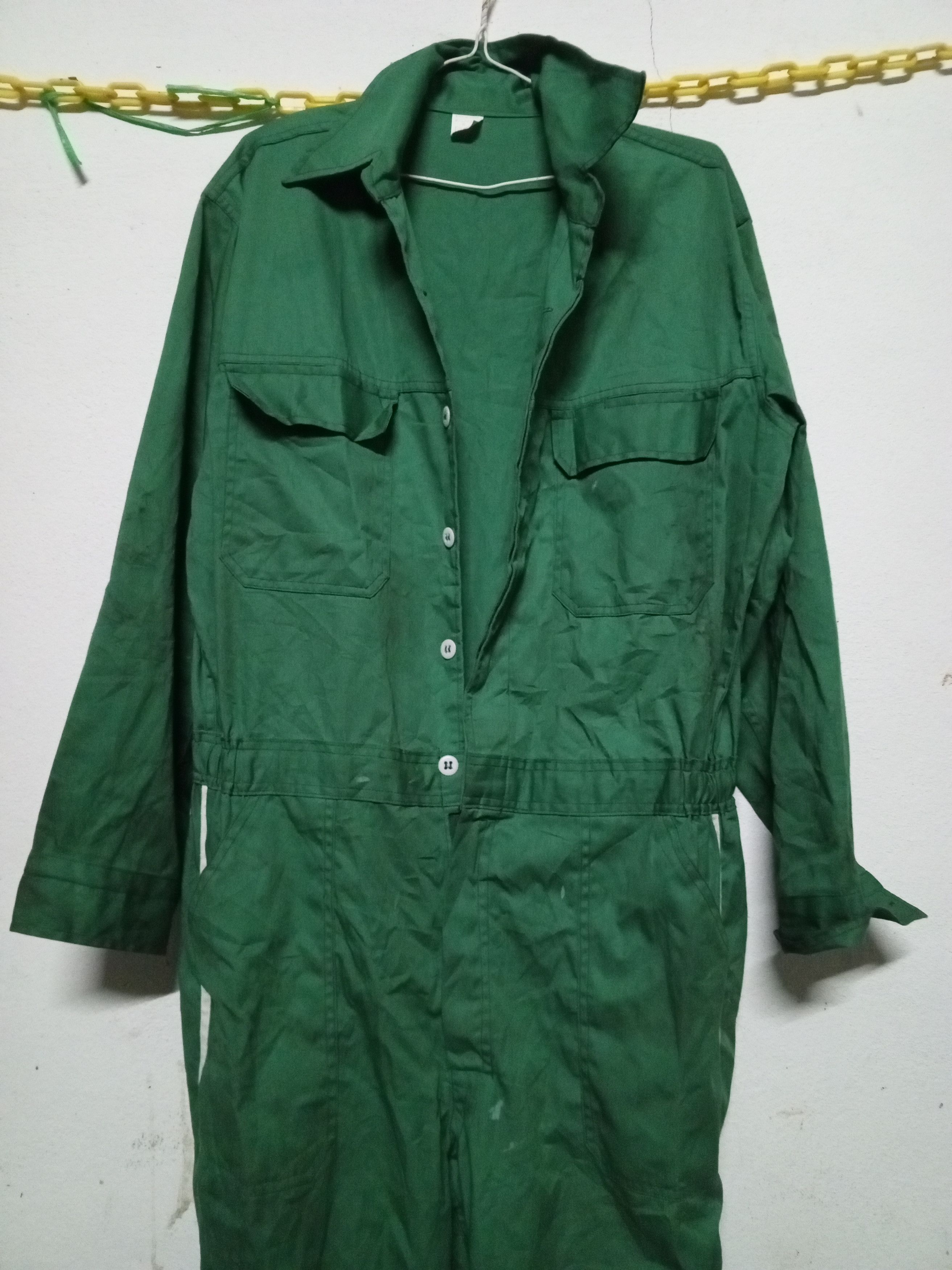 Japanese Brand 90s Mitsubishi motor overall green Size US 38 / EU 54 - 5 Thumbnail