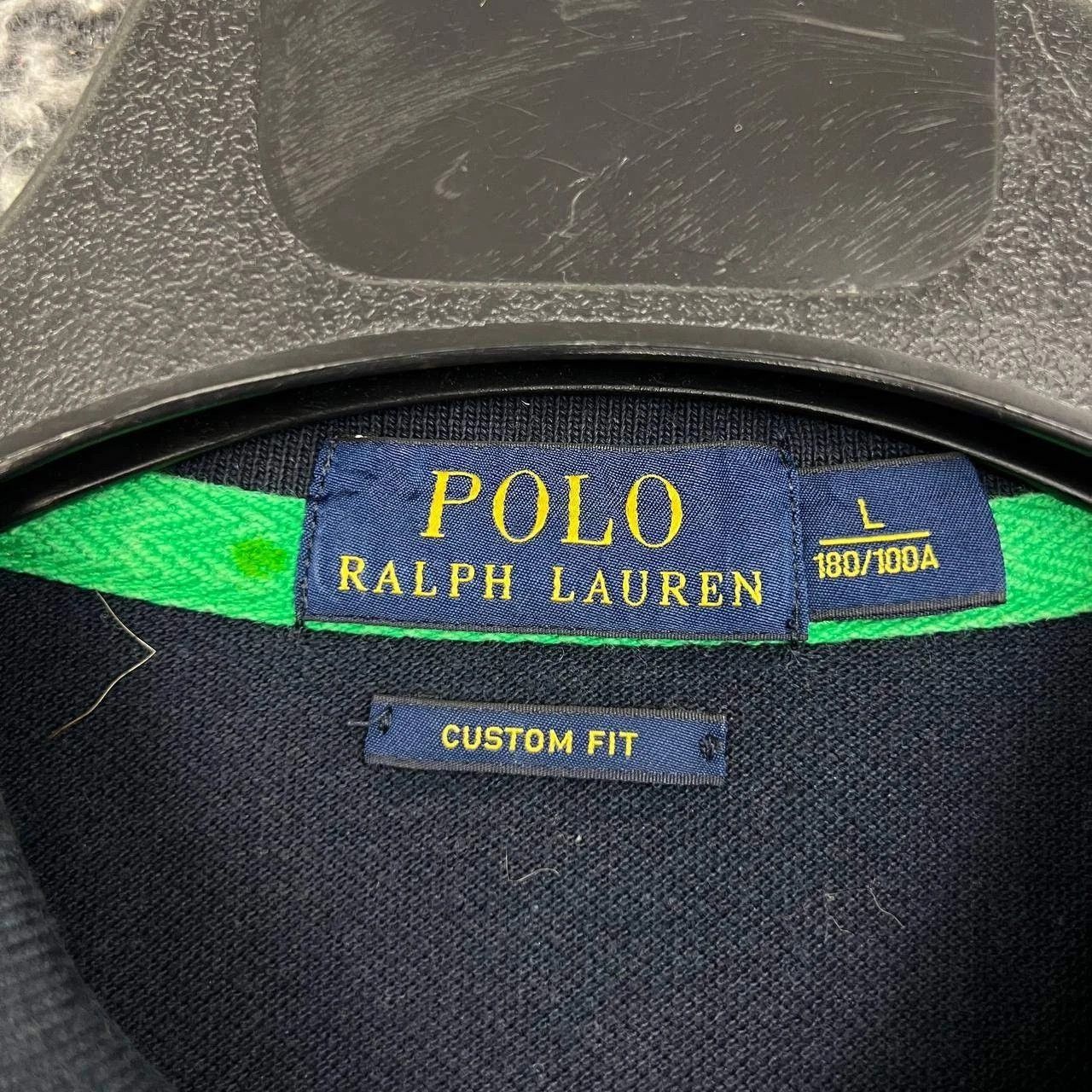 Polo Ralph Lauren Polo Ralph Lauren Polo Shirt Men Black Collared Cotton L Size US L / EU 52-54 / 3 - 6 Thumbnail