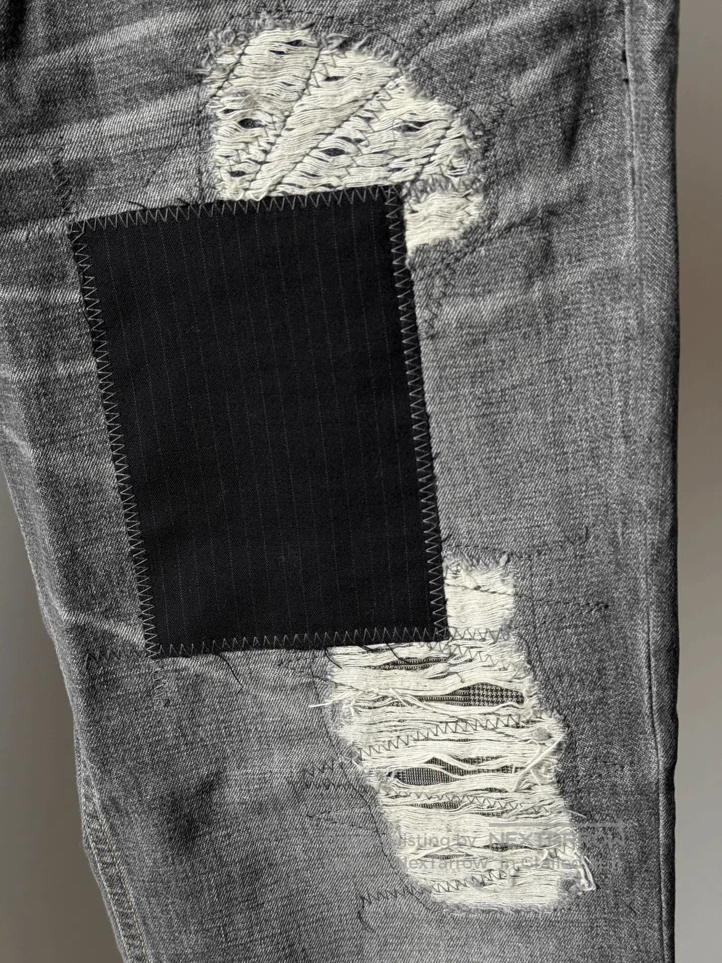Junya Watanabe junya watanabe patchwork distressed low. Size US 34 / EU 50 - 5 Thumbnail