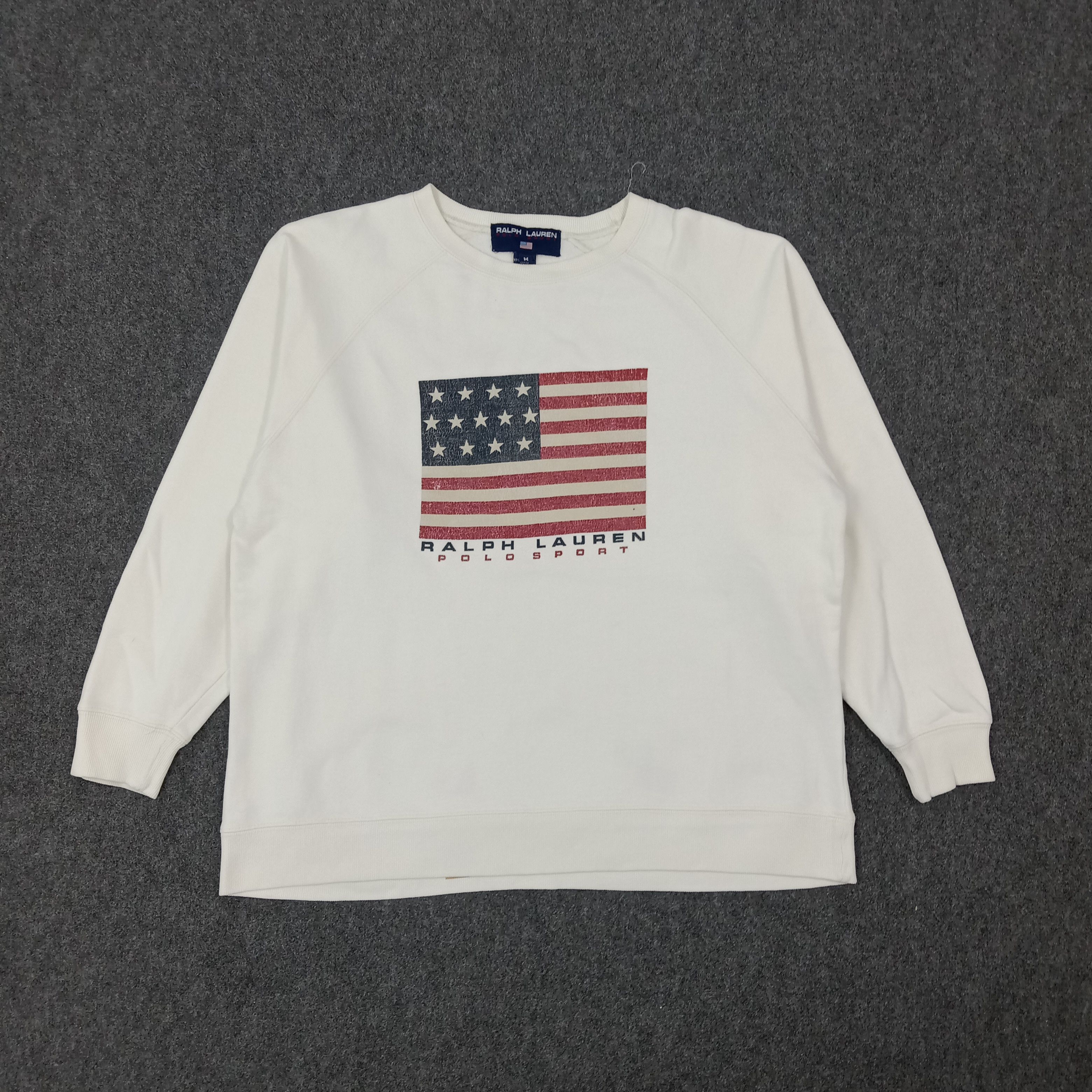 Polo Ralph Lauren Ralph Lauren Polo Sport American Flag Sweatshirt C263N17 Size US L / EU 52-54 / 3 - 1 Thumbnail