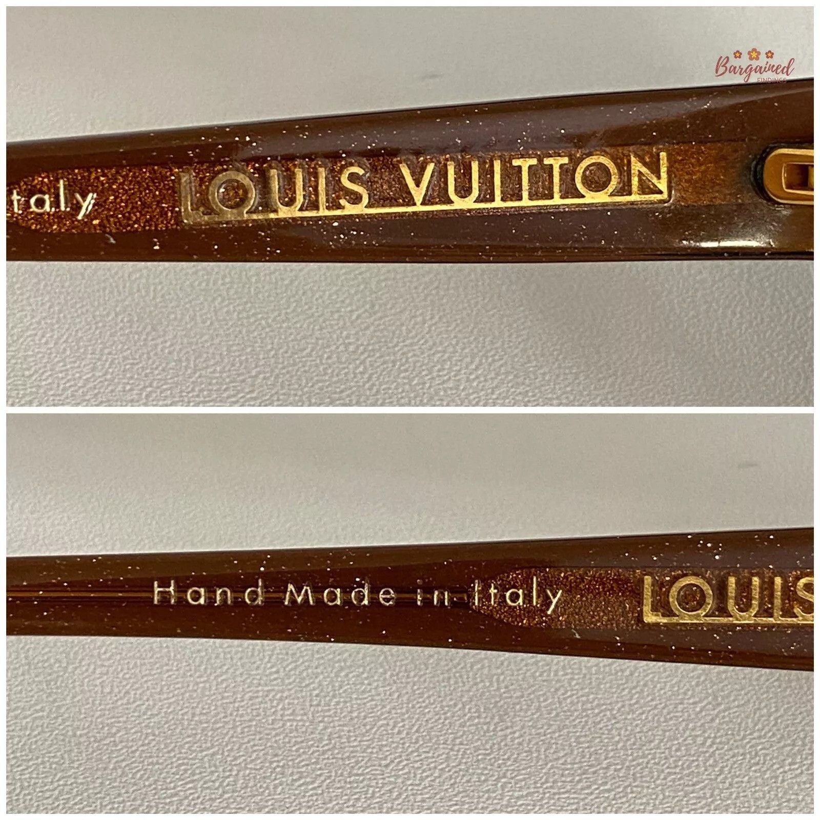 Louis Vuitton LOUIS VUITTON Glitter Acetate Illusion Monogram Sunglasses Size ONE SIZE - 6 Thumbnail