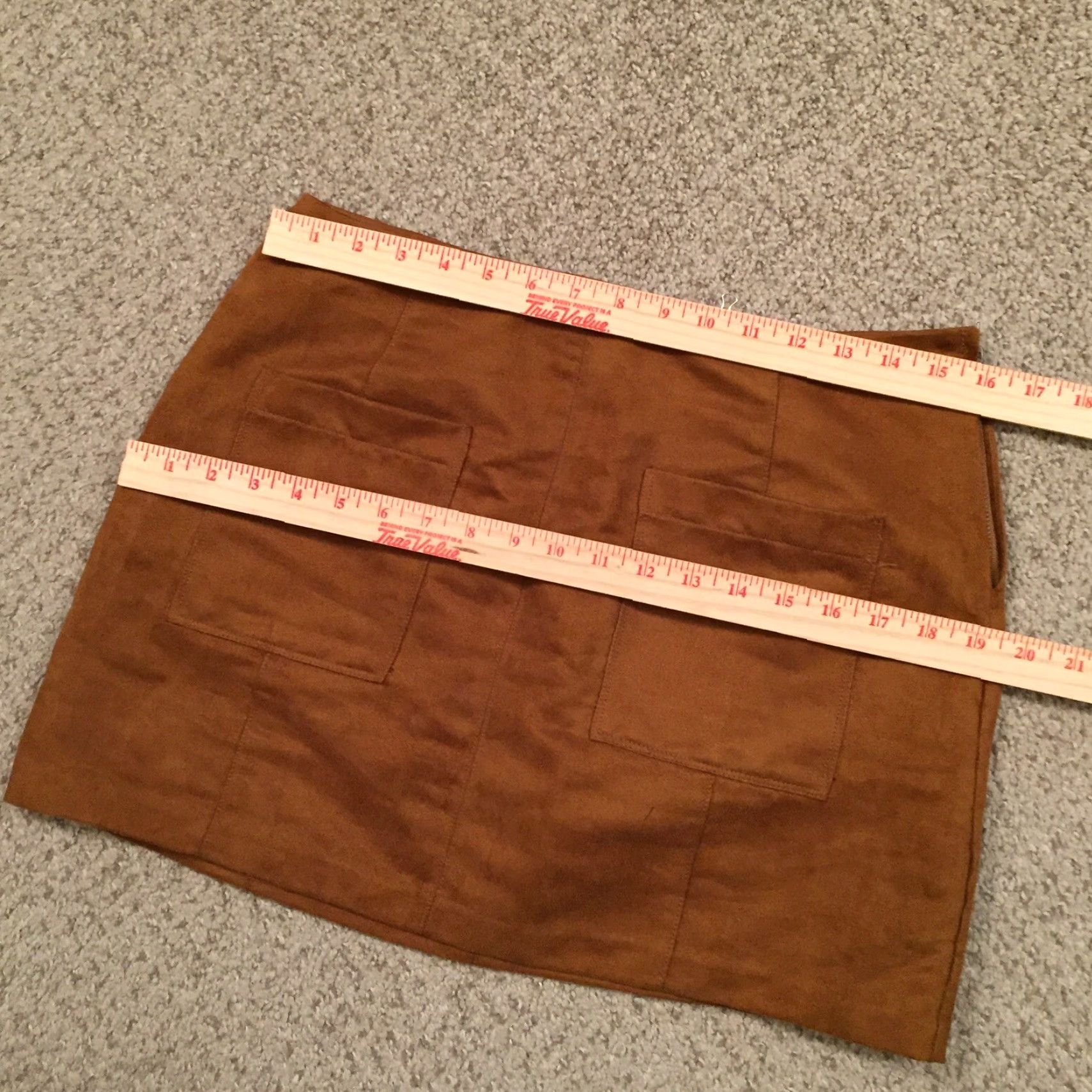 Old Navy Old Navy Pencil Skirt Petite Brown Short Lined Microfiber 8P Women Skirt Vintage No Size 30" / US 8 / IT 44 - 2 Thumbnail