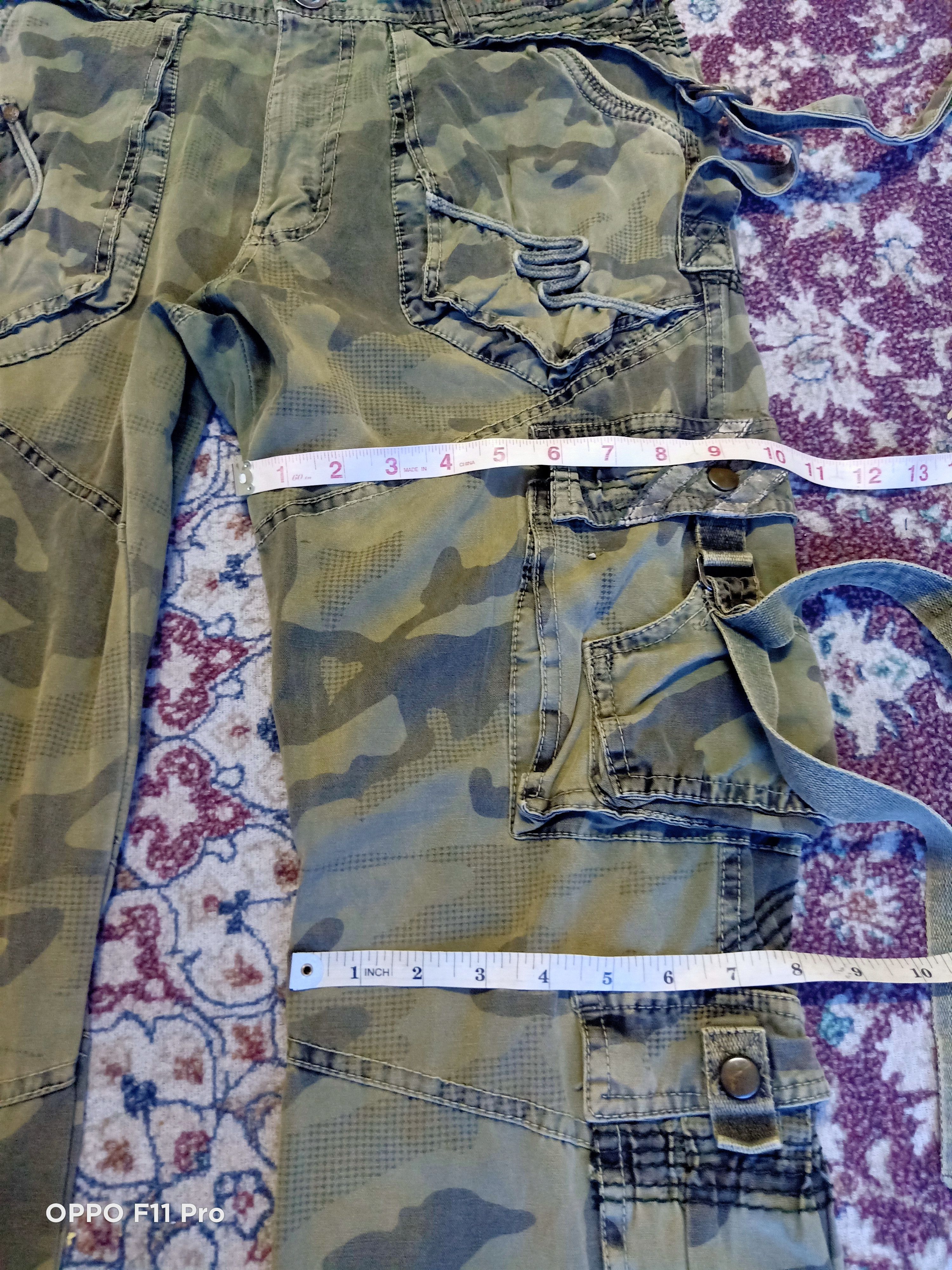 99%IS- × Beauty Beast Parachute Bondage Camo Cargo Pants Size US 32 / EU 48 - 9 Thumbnail