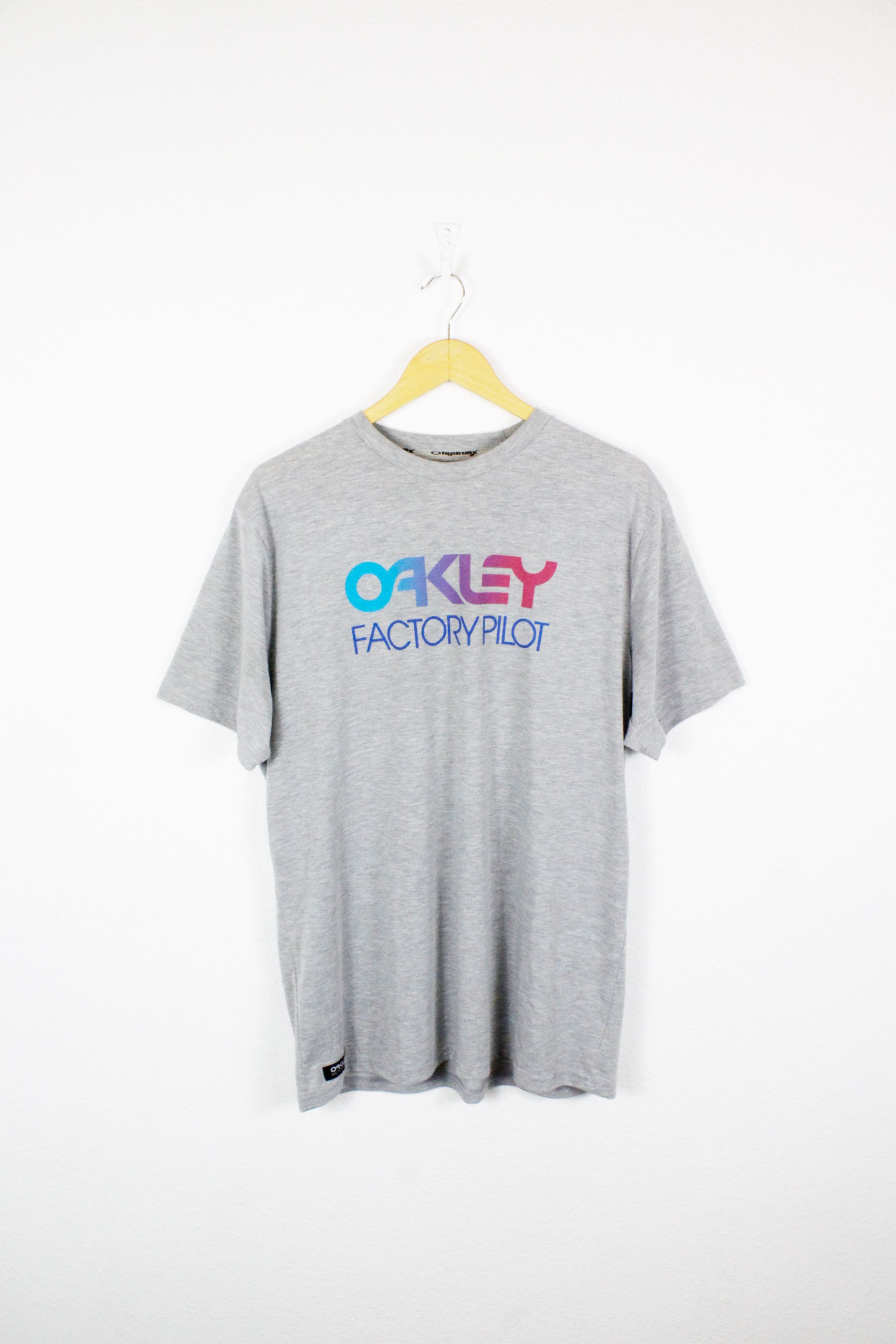Oakley × Vintage Oakley Factory Pilot Graphic Print T-shirt Tee XL Size US XL / EU 56 / 4 - 1 Thumbnail