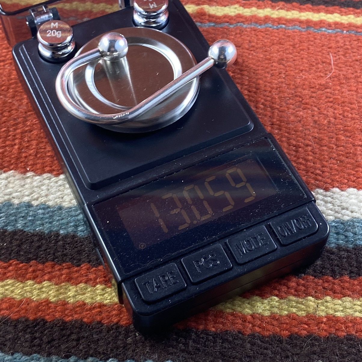 Japanese Brand × Kapital × Vintage Vtg 60s 70s Sterling Silver Modernist Horseshoe Key Ring Fob Size ONE SIZE - 9 Thumbnail