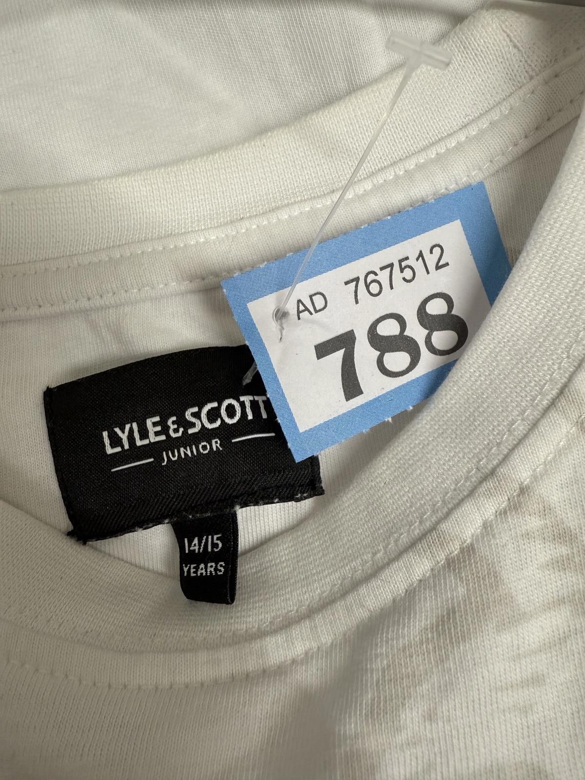 Lyle & Scott Lyle & Scott Children’s White Eagle Print T-Shirt Size US XXS / EU 40 - 4 Thumbnail