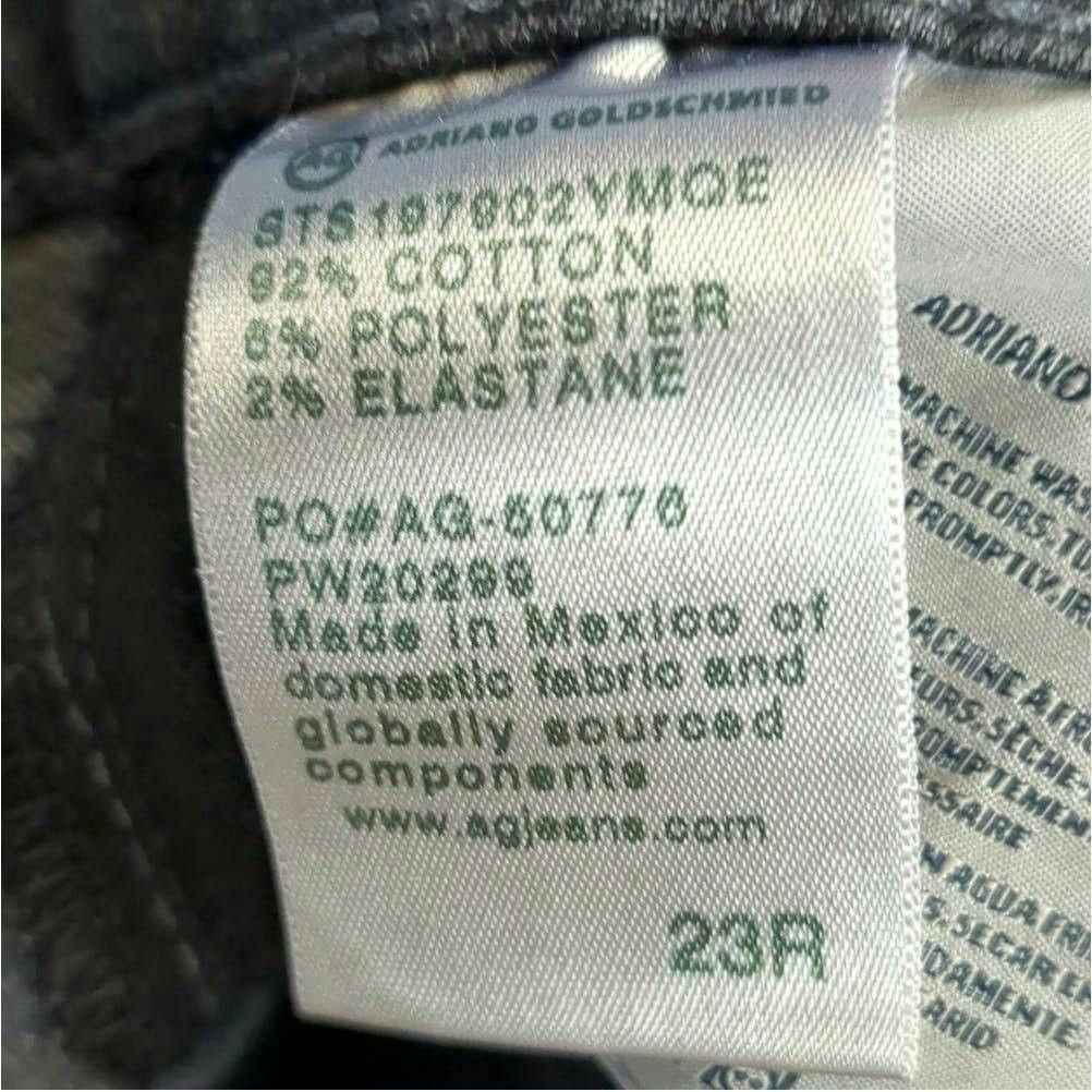 AG Adriano Goldschmied Ag Adriano Goldschmied Alexxis high rise straight jeans 23R Size 23" - 7 Thumbnail