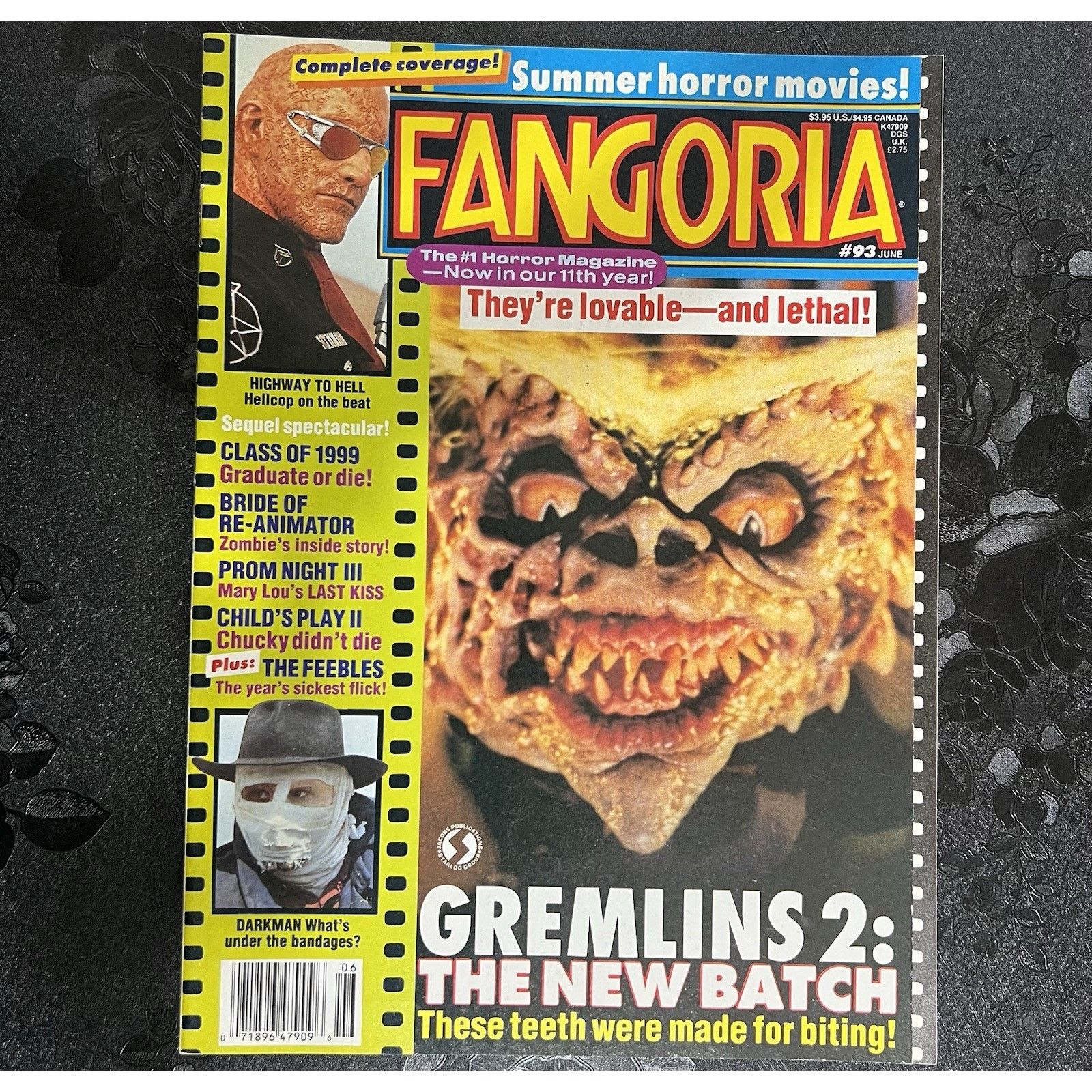 DC Comics Fangoria Magazine # 93 June 1990 Gremlins Highway to Hell Size ONE SIZE - 1 Thumbnail