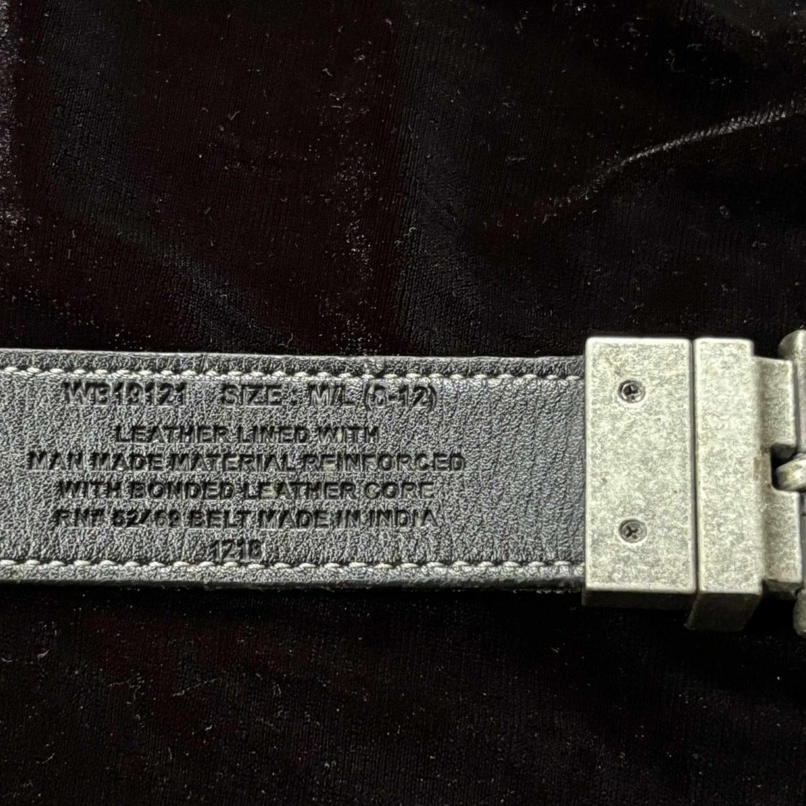 Other Black & Silver Men's Belt Size ONE SIZE - 7 Thumbnail