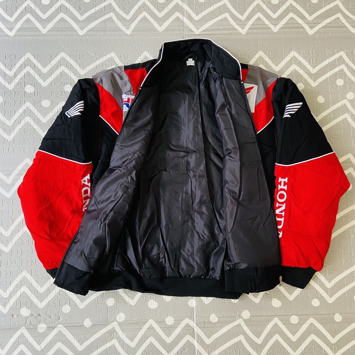 Other Honda American racing jacket big logo embroidery Size US M / EU 48-50 / 2 - 6 Thumbnail