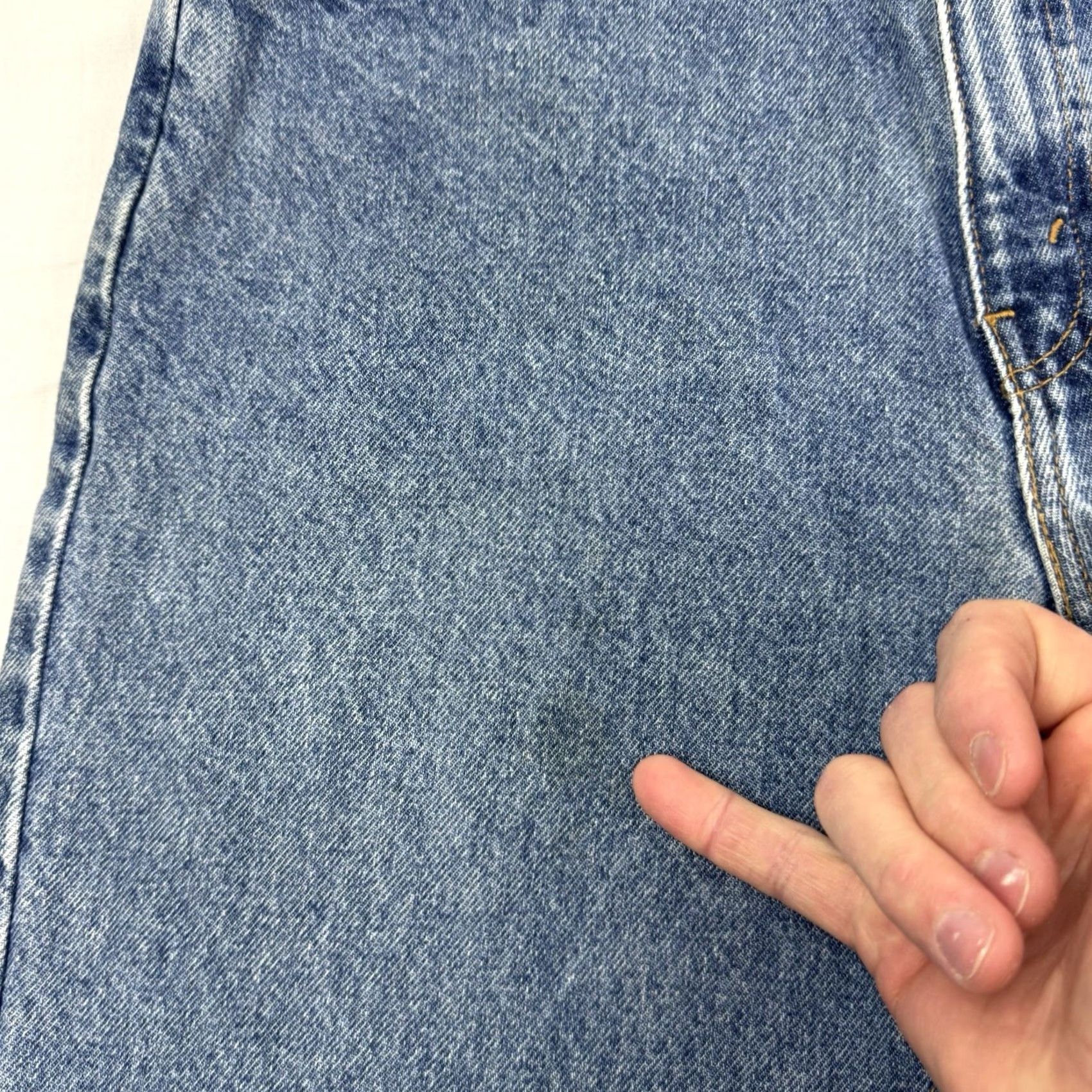 Levi's VINTAGE Levi's 505 Jeans Adult 32x30 Orange Tab Regular Straight Leg Denim 90s Mens Jeans Size US 32 / EU 48 - 3 Thumbnail