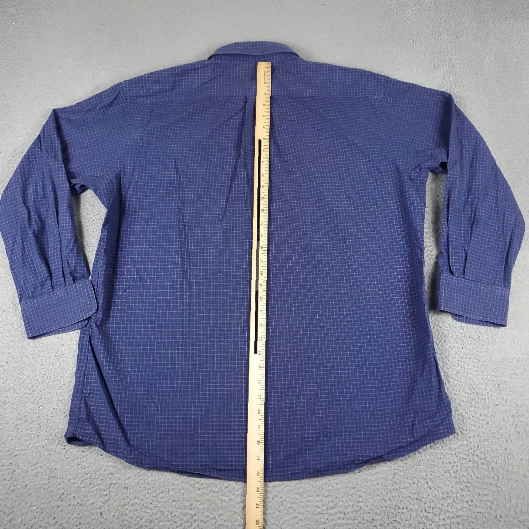 Tommy Hilfiger Tommy Hilfiger Blue Check Button-Up Shirt Mens XL Long Sleeve Casual Classic Size US XL / EU 56 / 4 - 3 Thumbnail