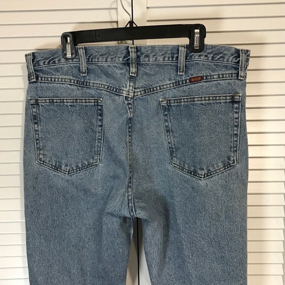 Rustler Wrangler Rustler 90s Denim Straight Leg Jeans Men 38” Size US 38 / EU 54 - 4 Thumbnail