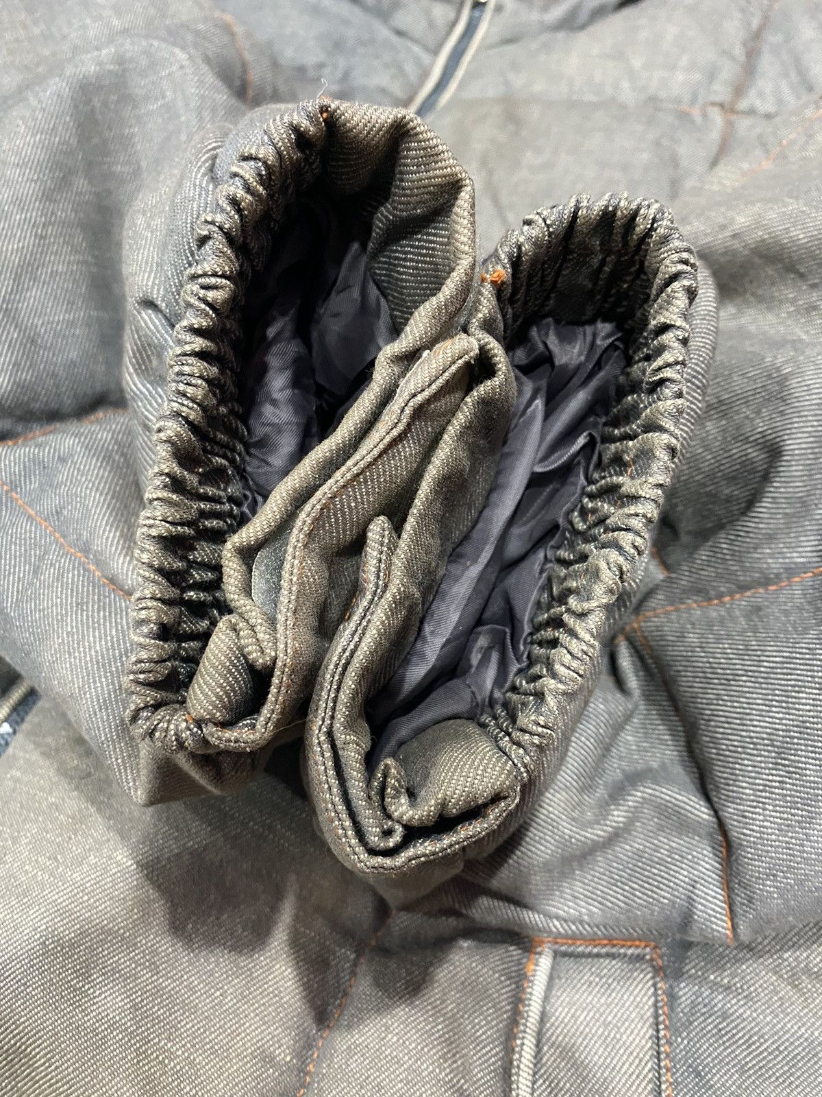Kani Denim Bomber Zipper Jacket (XL)