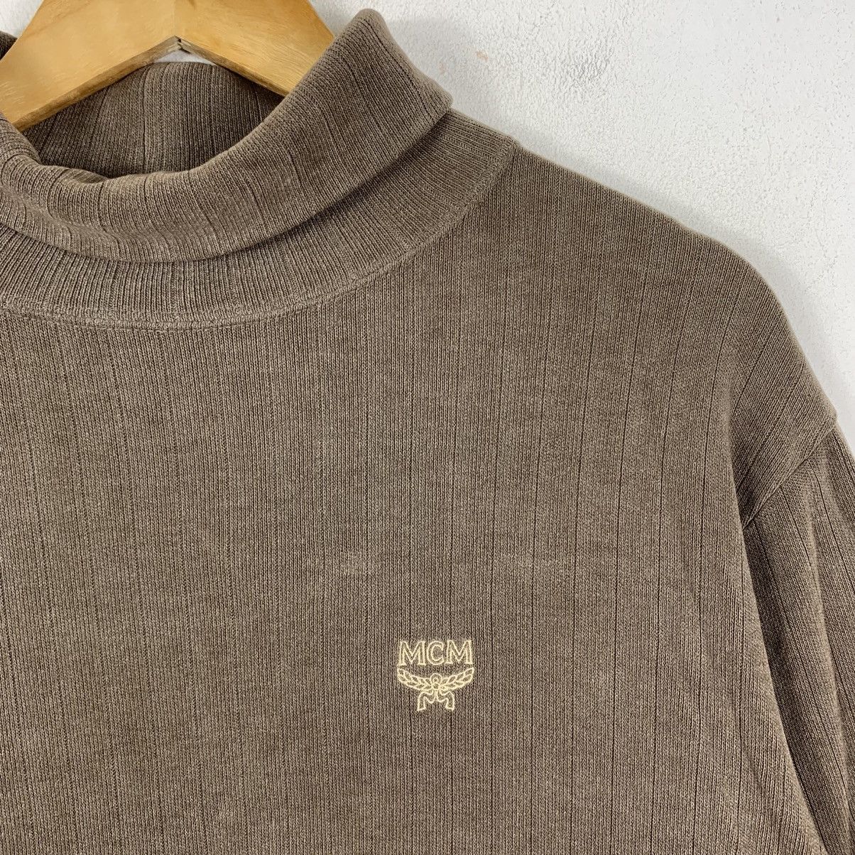 MCM Vintage MCM Worldwide Embroidered Turtleneck Sweatshirt Size US L / EU 52-54 / 3 - 4 Thumbnail