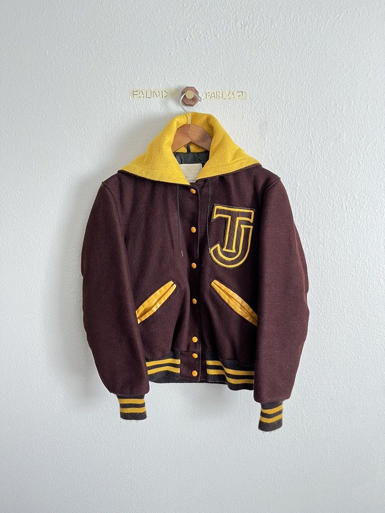 Vintage Vintage Hoodie Varsity Jacket Size US XXS / EU 40 - 1 Thumbnail