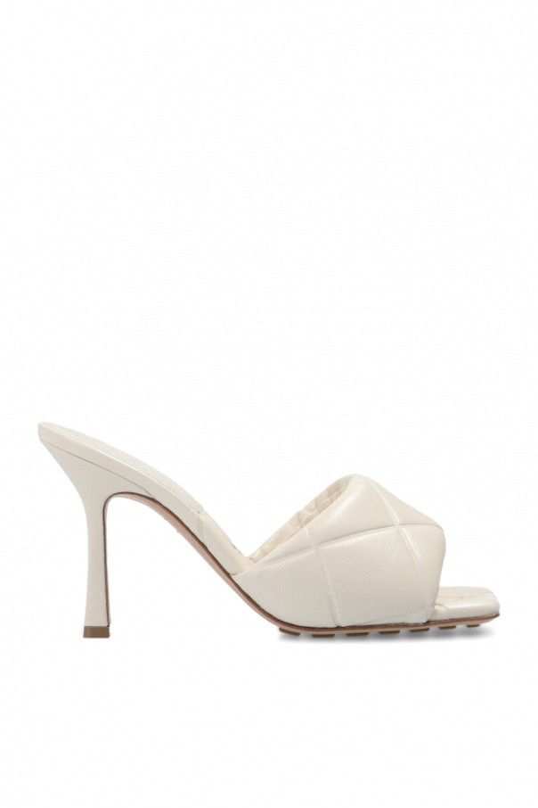 Bottega Veneta o1n1vont1124 Rubber Lido Mules in Off White Size US 11 / IT 41 - 1 Thumbnail