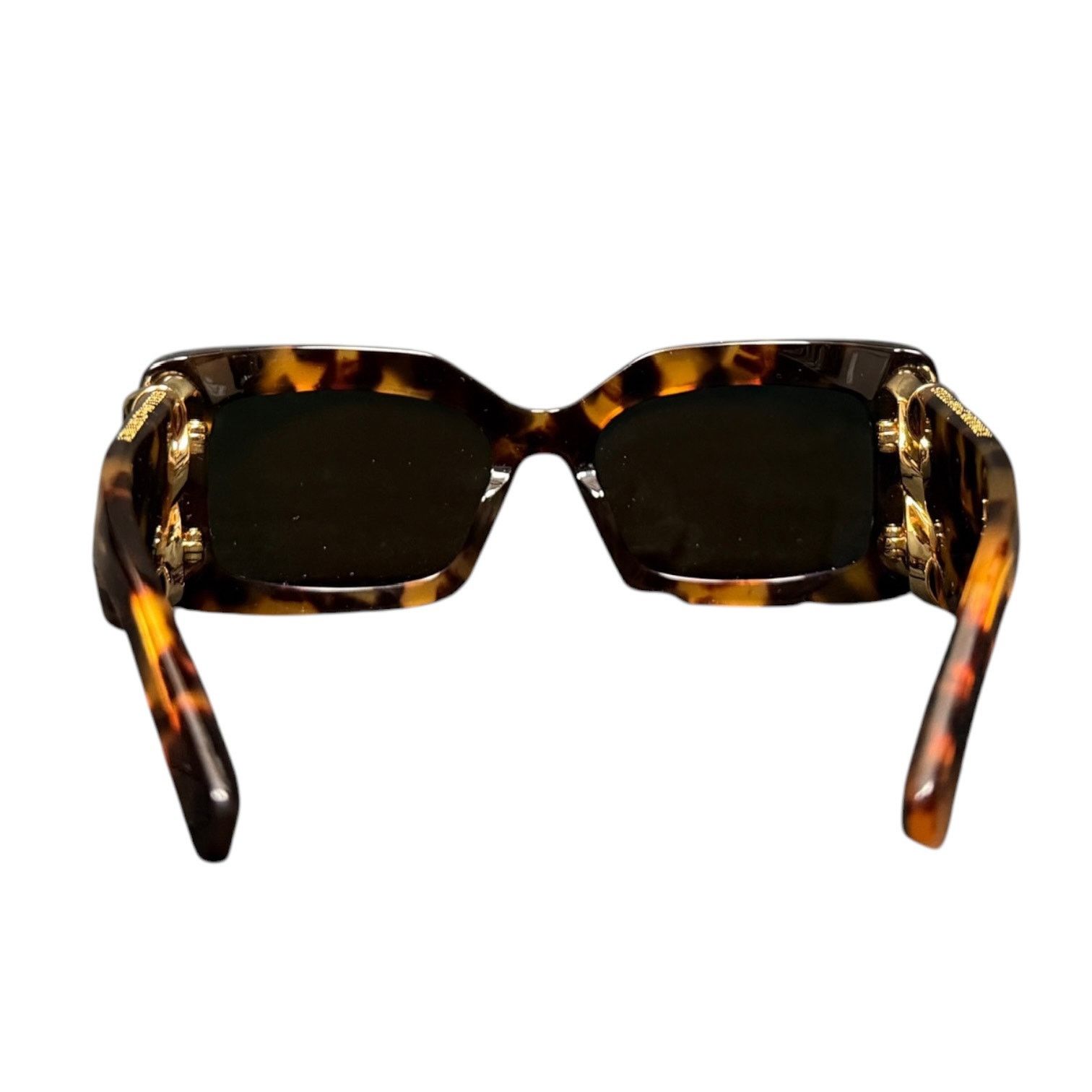 Stella McCartney Stella McCartney Tortoise Shell Gold Chain 54mm Sunglasses Size ONE SIZE - 6 Thumbnail