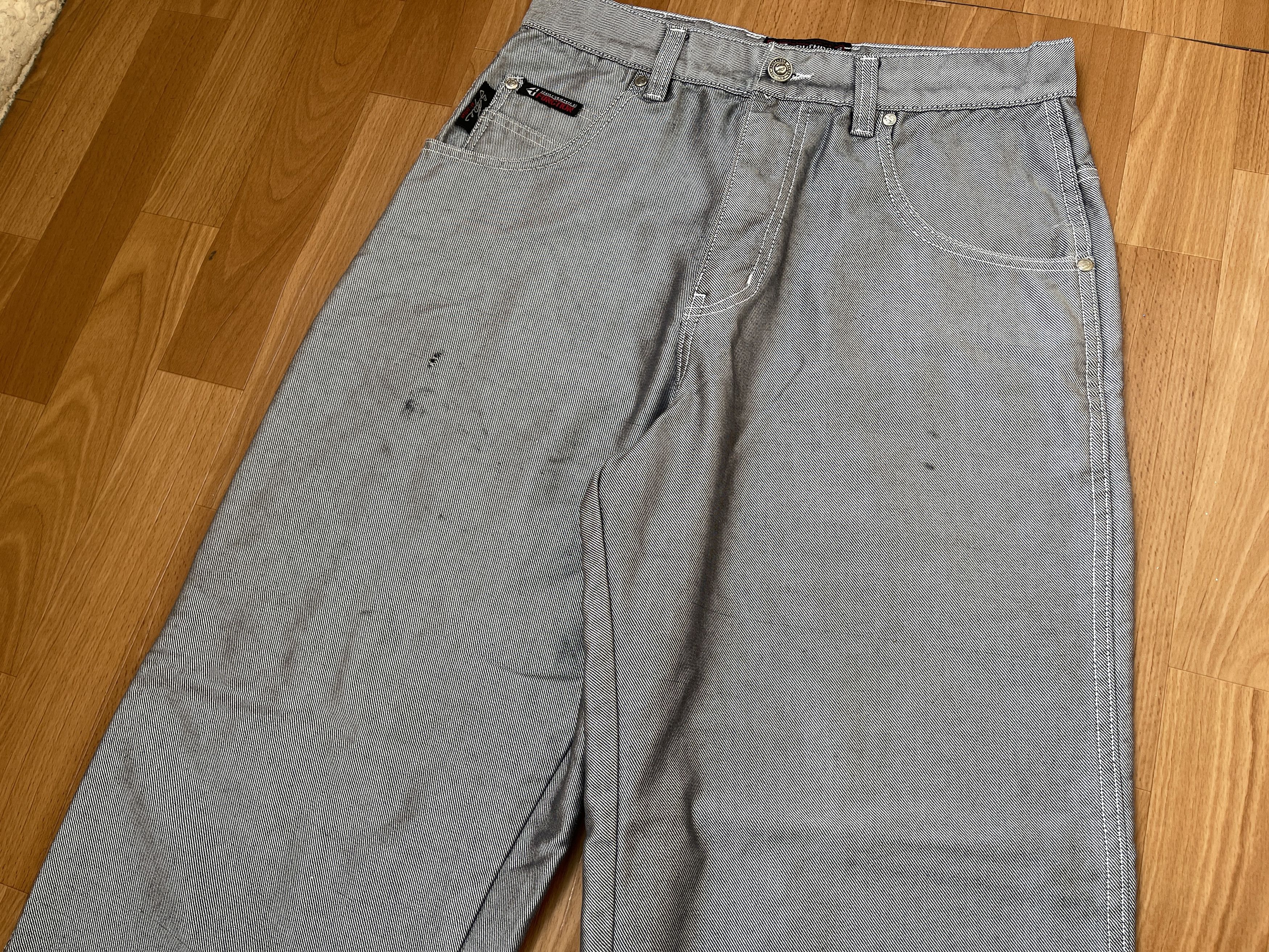 Southpole Southpole jeans, shiny gray silver vintage baggy, 90s Y2K 30 Size US 30 / EU 46 - 11 Thumbnail
