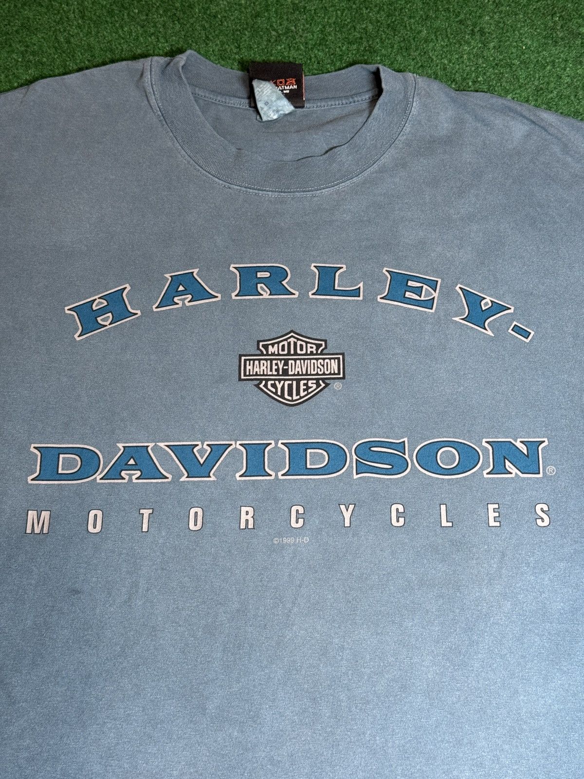 Harley Davidson × Vintage Vtg 90s Harley Davidson 1999 San Antonio Texas Biker T Shirt Size US XL / EU 56 / 4 - 2 Thumbnail