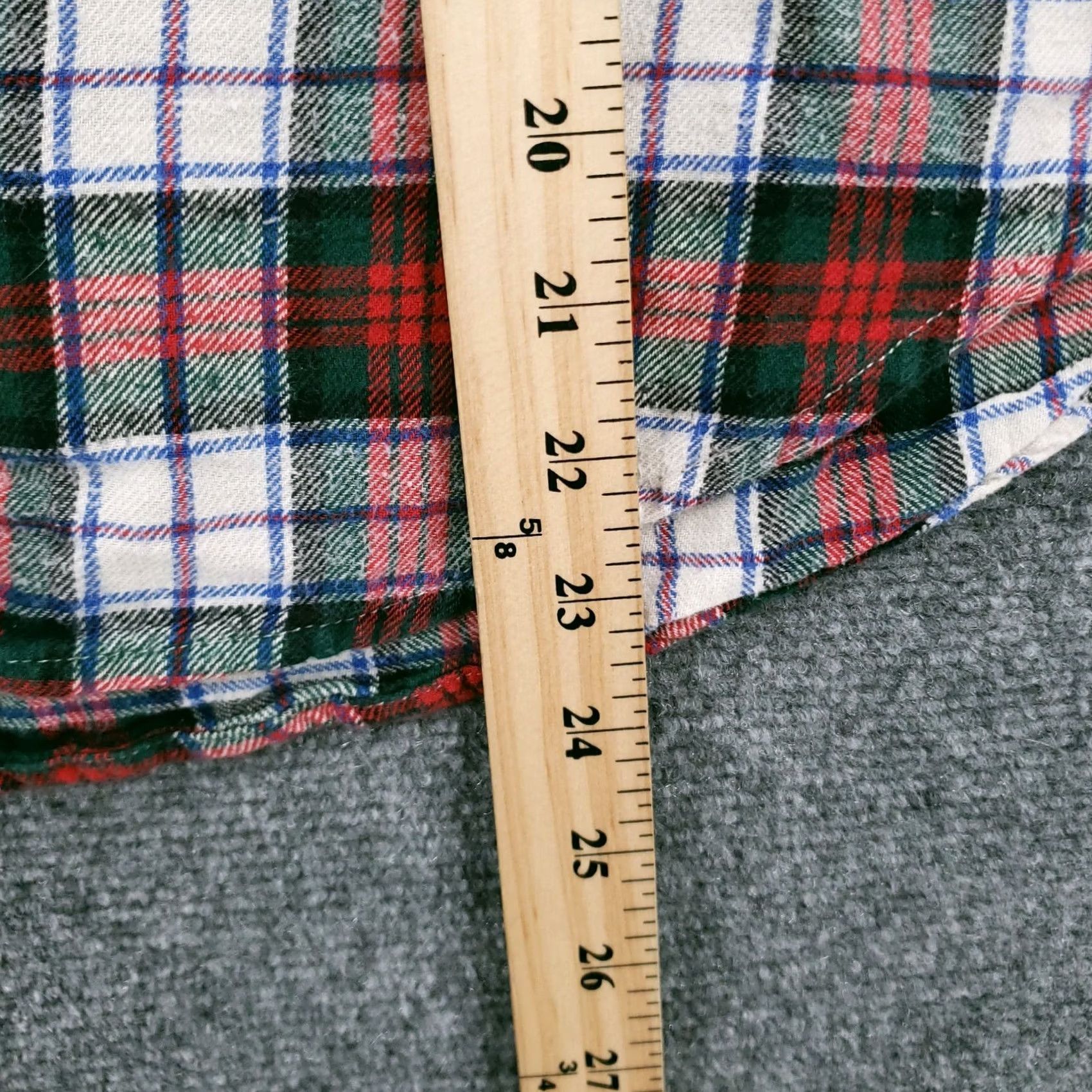 Ralph Lauren Lauren Ralph Lauren Pajama Top Womens L Large Red Plaid Long Sleeves Sleepwear Size L / US 10 / IT 46 - 6 Thumbnail
