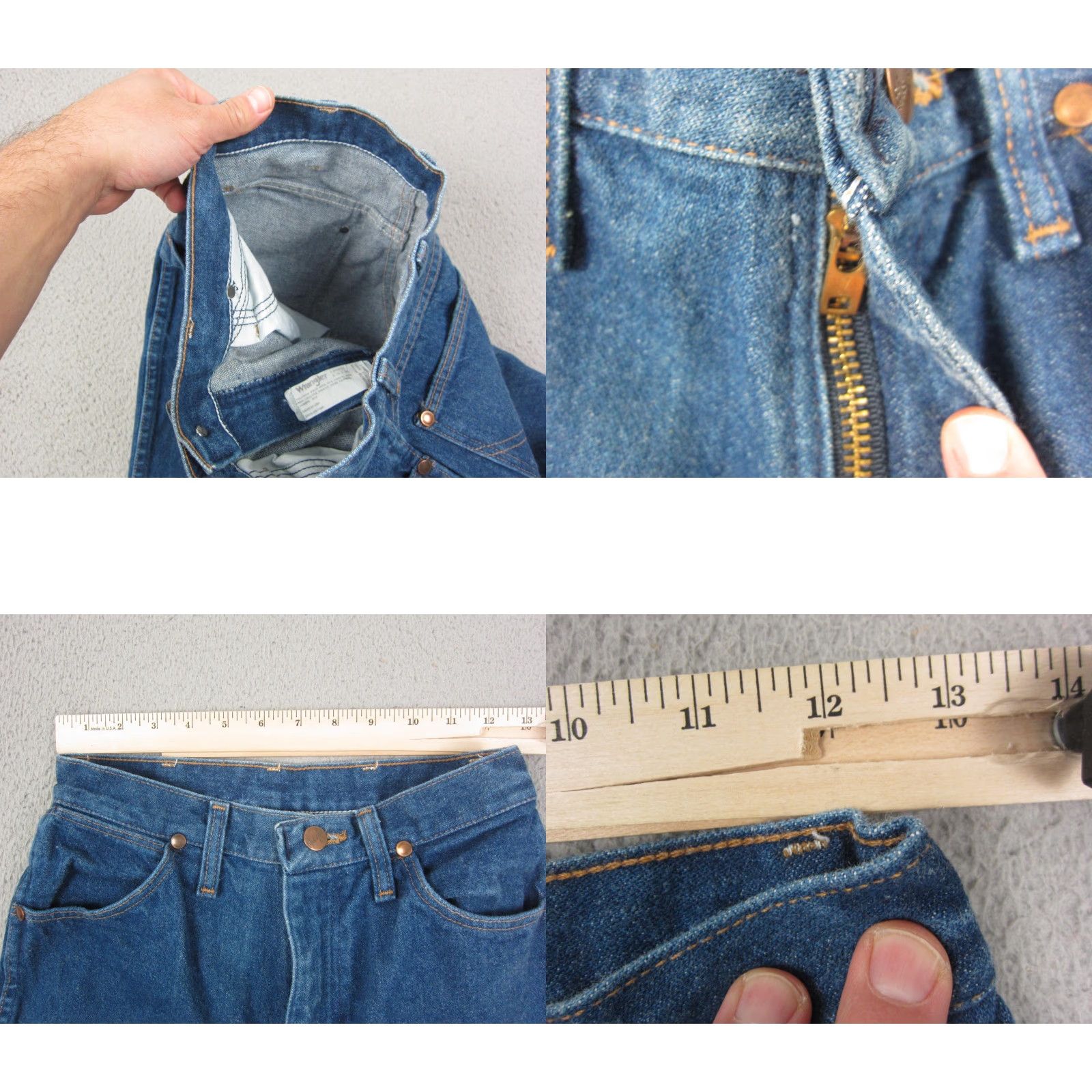 Wrangler Vintage Wrangler Jeans Teens 5/6 x 36 Blue Junior Western Cowgirl Size 6 Regular Size 28" / US 6 / IT 42 - 8 Thumbnail