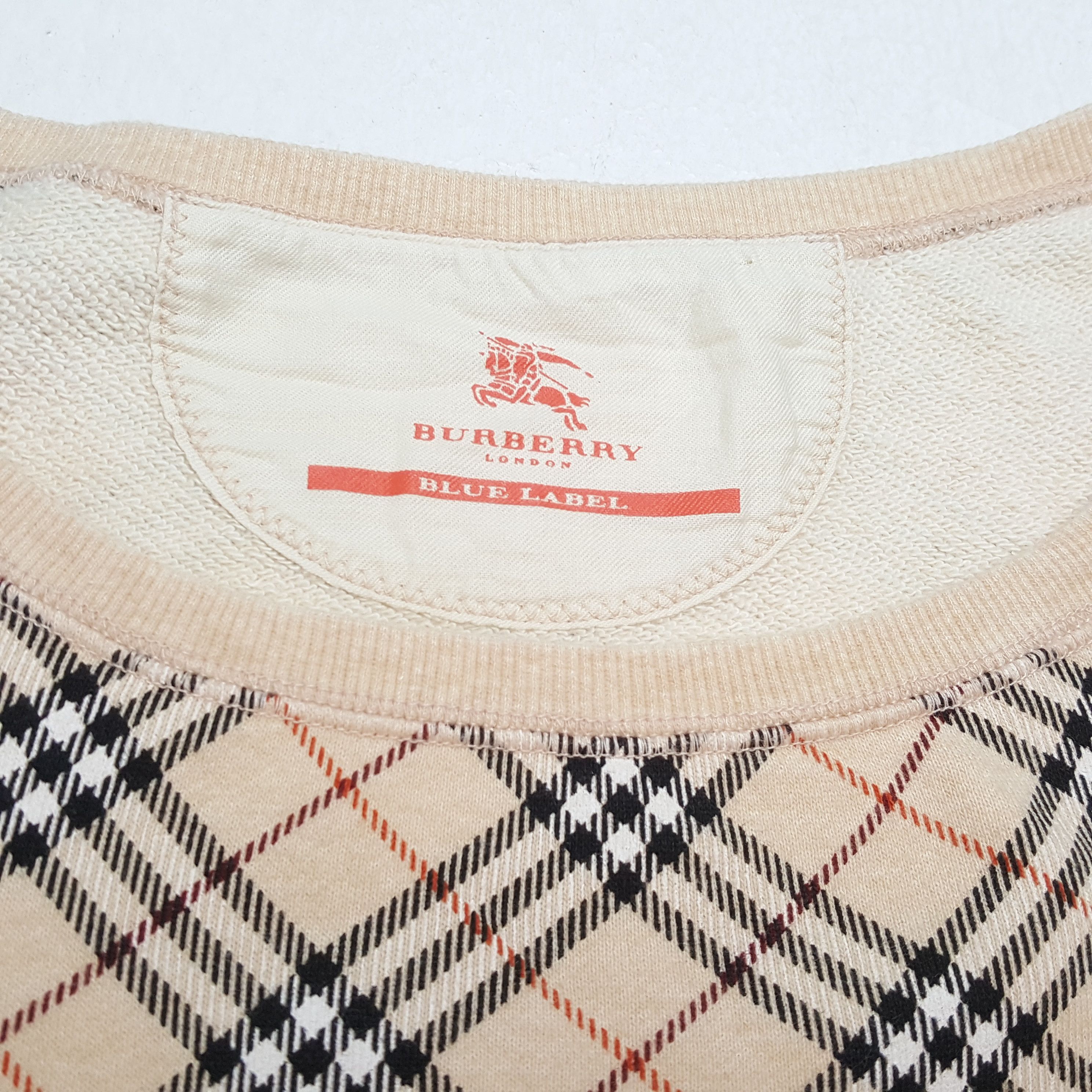 Burberry × Japanese Brand × Vintage Vintage BURBERRY LONDON BLUE LABEL Brand Sweatshirts Size XS / US 0-2 / IT 36-38 - 10 Thumbnail