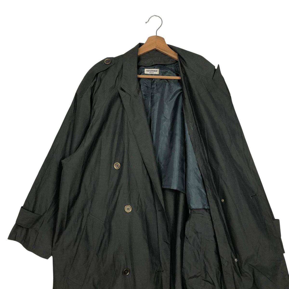 Japanese Brand 🔥VINTAGE LONG JACKET RAMOWEAR JAPAN ISSEY MIYAKE Size US M / EU 48-50 / 2 - 13 Thumbnail