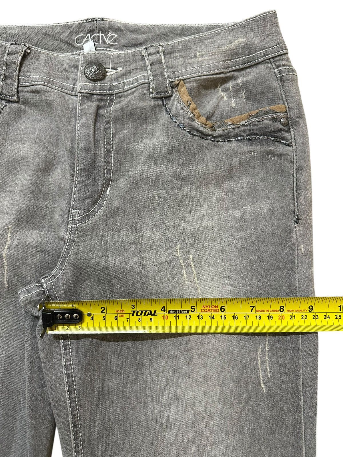 Japanese Brand Vintage Japanese Brand Light Faded Wash Style Flared Jeans Size US 30 / EU 46 - 15 Thumbnail