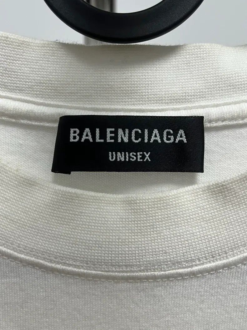 Balenciaga Balenciaga White Charity Generation 2 Slogan Logo Short-Sl Size US XL / EU 56 / 4 - 5 Thumbnail