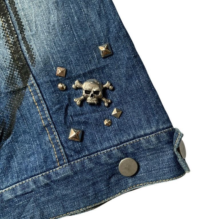 Japanese Brand Glad news japan skull y2k punk grunge denim vest Size US S / EU 44-46 / 1 - 4 Thumbnail