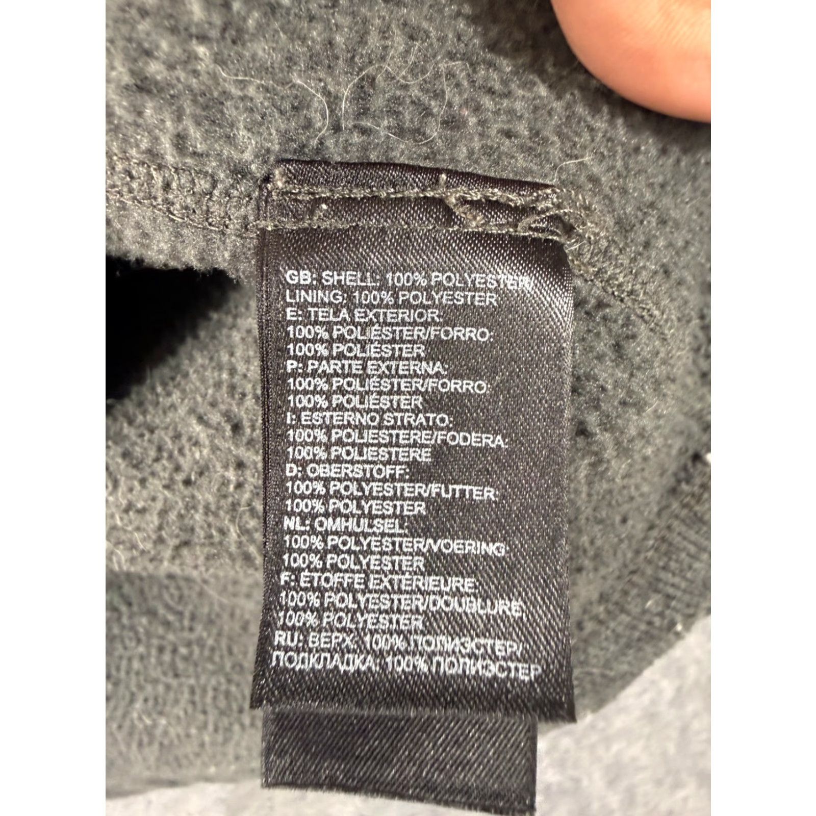 The North Face The North Face Fleece Jacket M Heather Gray Mens Quarter Zip Lined Stand-Up Neck Pullover Logo Size US M / EU 48-50 / 2 - 6 Thumbnail