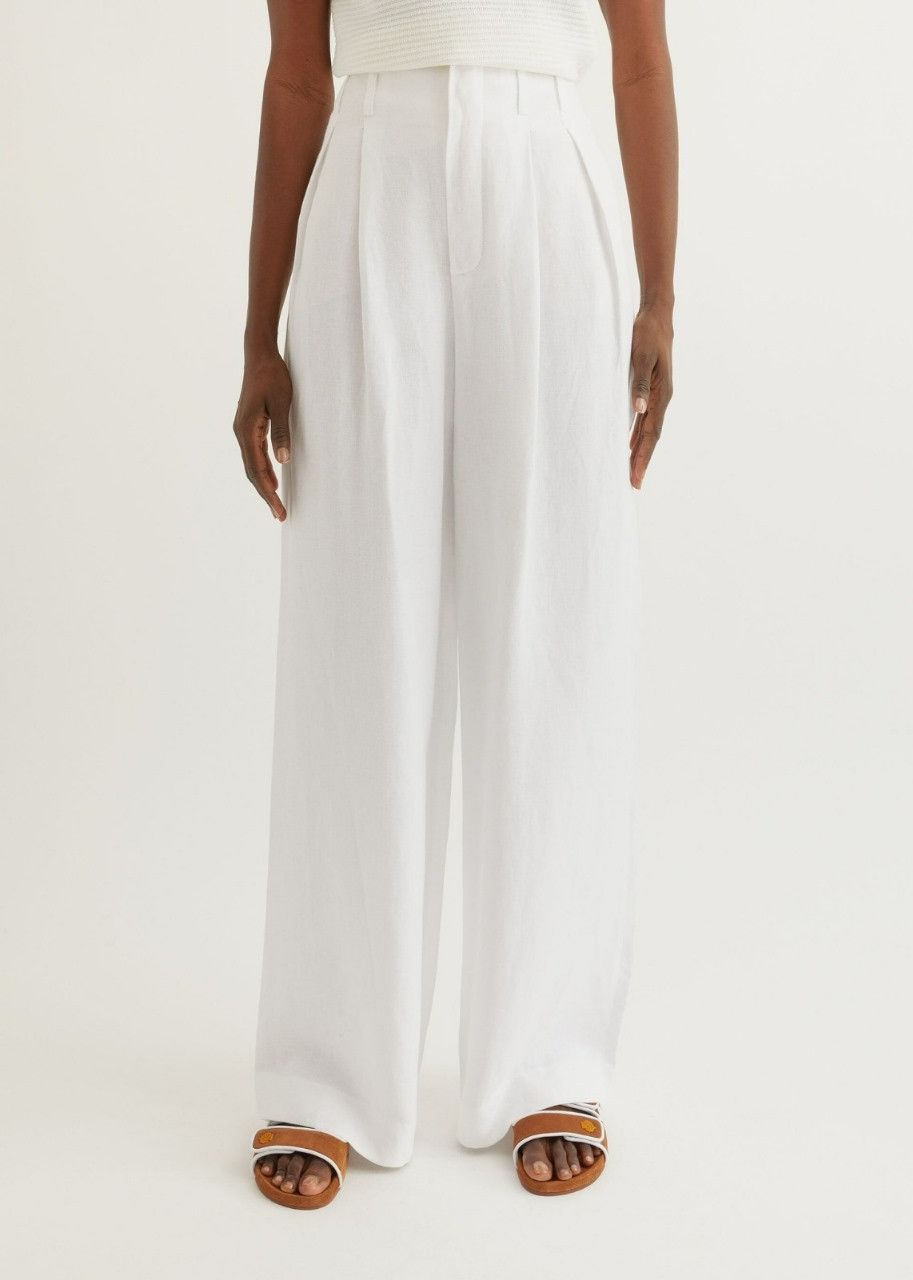 Loro Piana o1srvl11e0424 Trouser in White Size 26" / US 2 / IT 38 - 2 Thumbnail