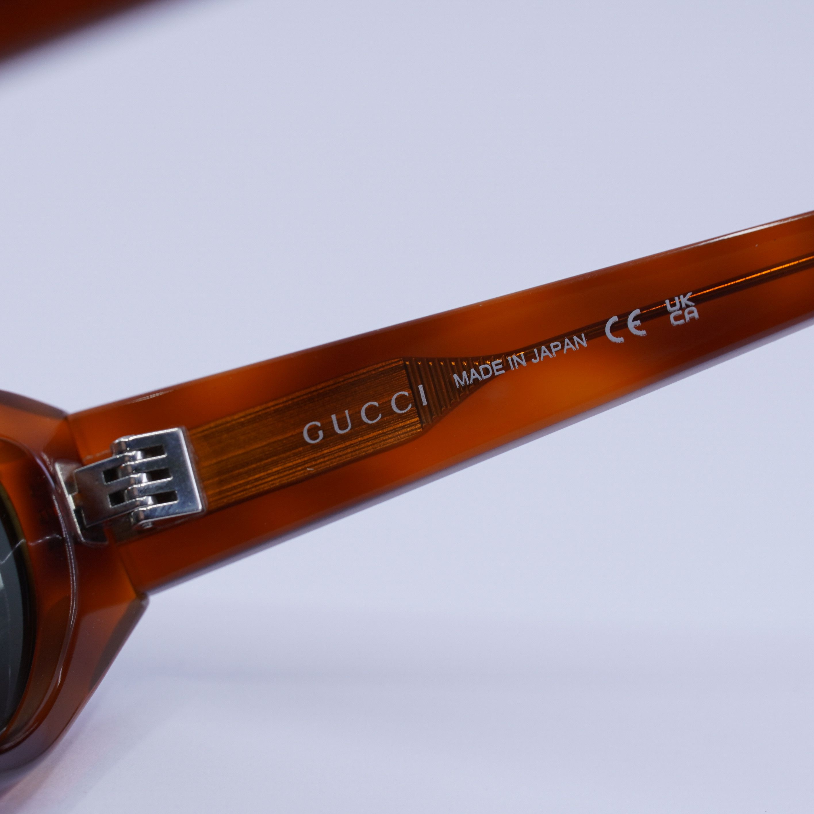 Gucci Gucci GG1919S 004 Sunglasses Havana Cat Eye Frame Size ONE SIZE - 10 Thumbnail