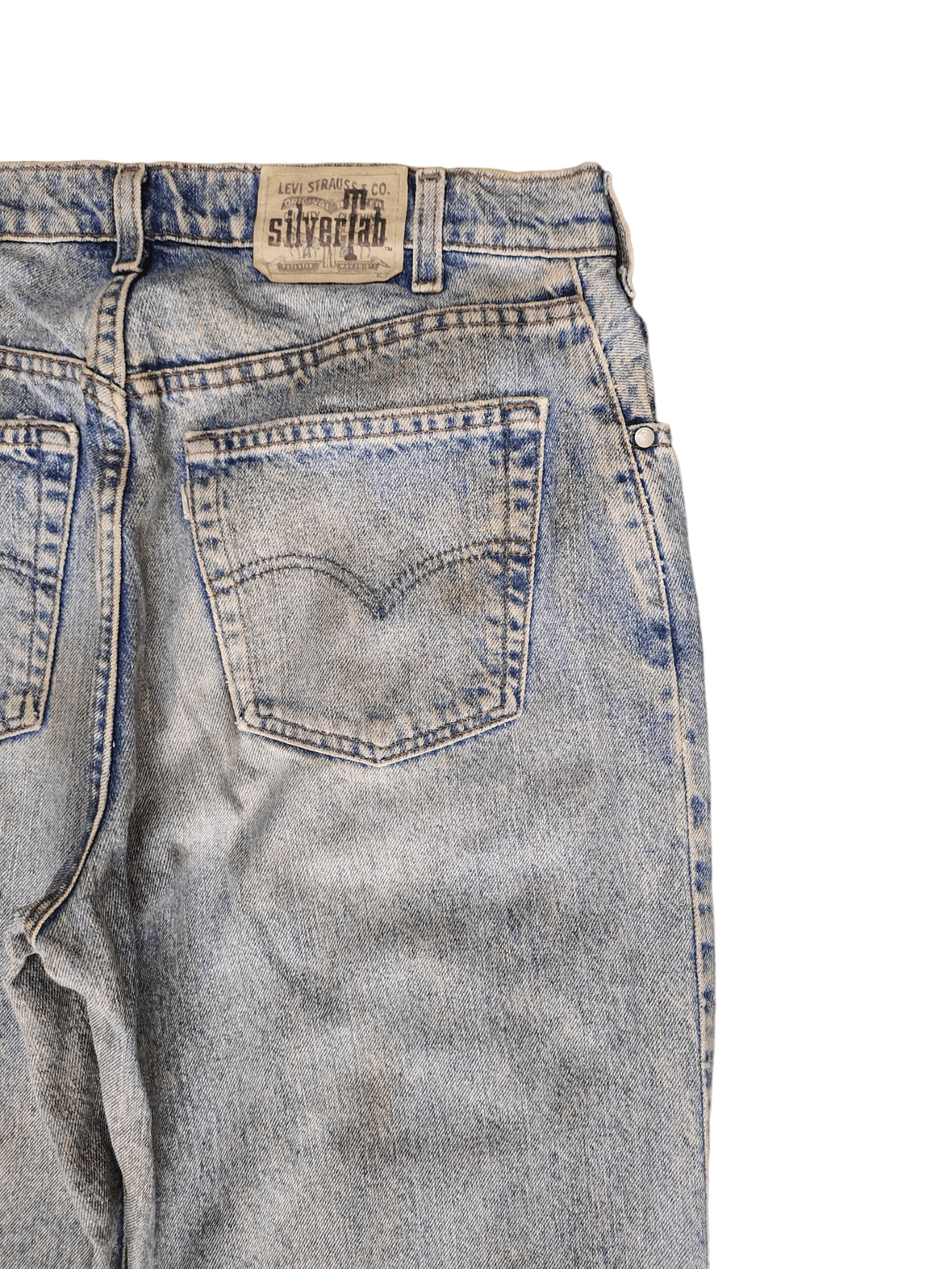 Levi's Vintage Clothing 90s Baggy Loose Jeans Levis Silvertab Loose Leg Hip Hop Y2k Size US 33 - 10 Thumbnail