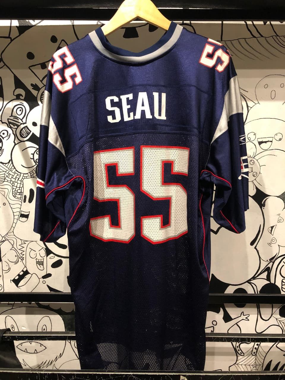 Reebok Vintage NewEngland Patriots Junior Seau #55 Jersey reebok Size US XL / EU 56 / 4 - 2 Thumbnail