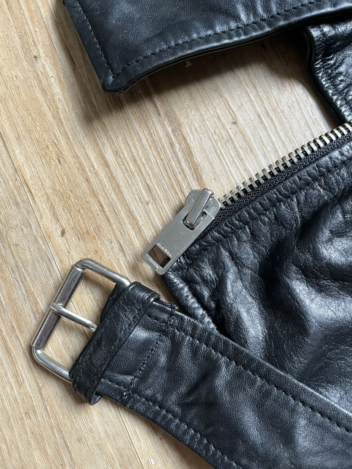 Diesel Diesel Leather Archive Jacket Vintage Y2K Biker Style Size US XL / EU 56 / 4 - 9 Thumbnail