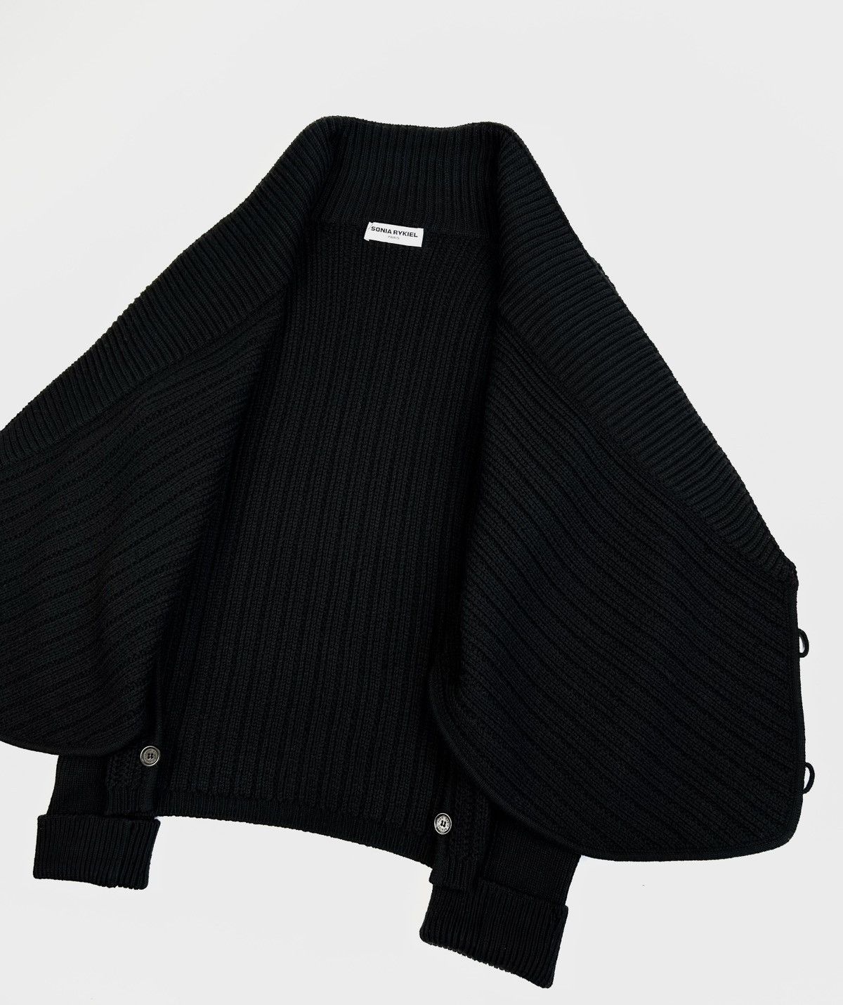 Sonia Rykiel × Vintage Luxury Sonia Rykiel Knitted Cardigan Sweater Vintage Size L / US 10 / IT 46 - 5 Thumbnail