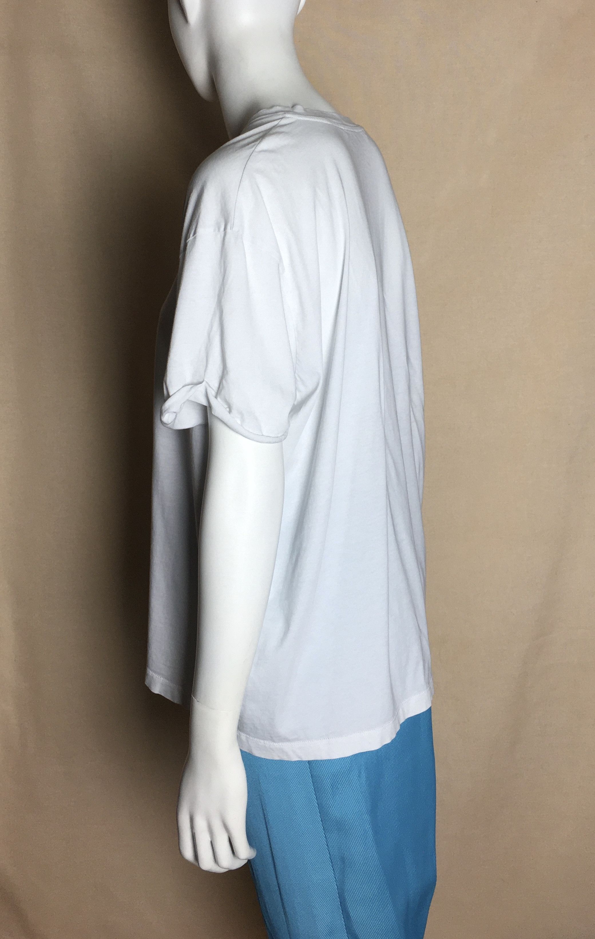 Stella McCartney Stella McCartney White Embroidered Star T-Shirt Size L / US 10 / IT 46 - 5 Thumbnail