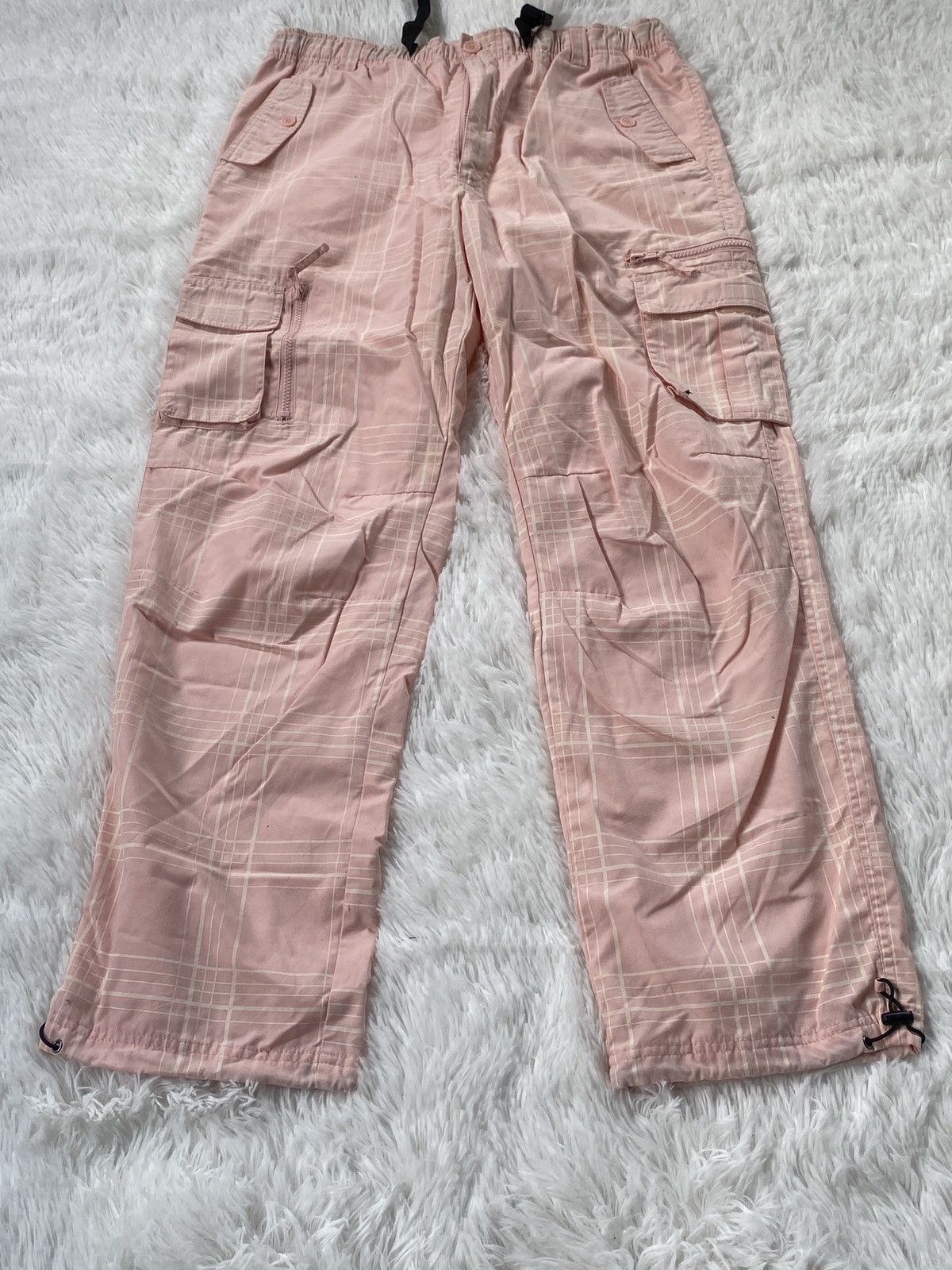 Japanese Brand 💥BINDING NOW💥BARCEDOS Checkered Cargo Pant multipocket Size US 34 / EU 50 - 4 Thumbnail