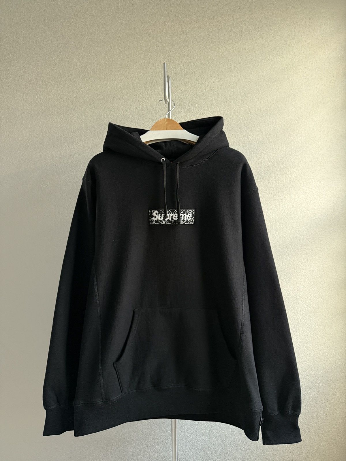 Bandana Black Supreme Logo Hoodie Supreme Bandana Box Supreme