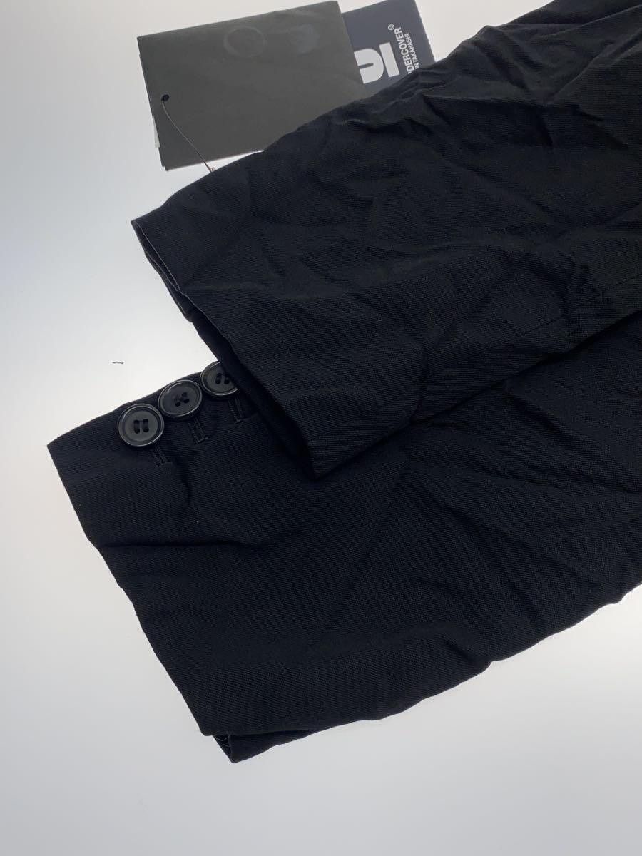 Undercover Undercover Wrinkled Wool Gabber Tailored Jacket Black Size 42R - 5 Thumbnail