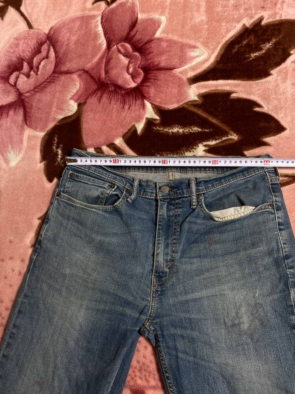 Levi's Vintage 90s Levis Faded Wash Distress Baggy Jeans Size US 34 / EU 50 - 4 Thumbnail